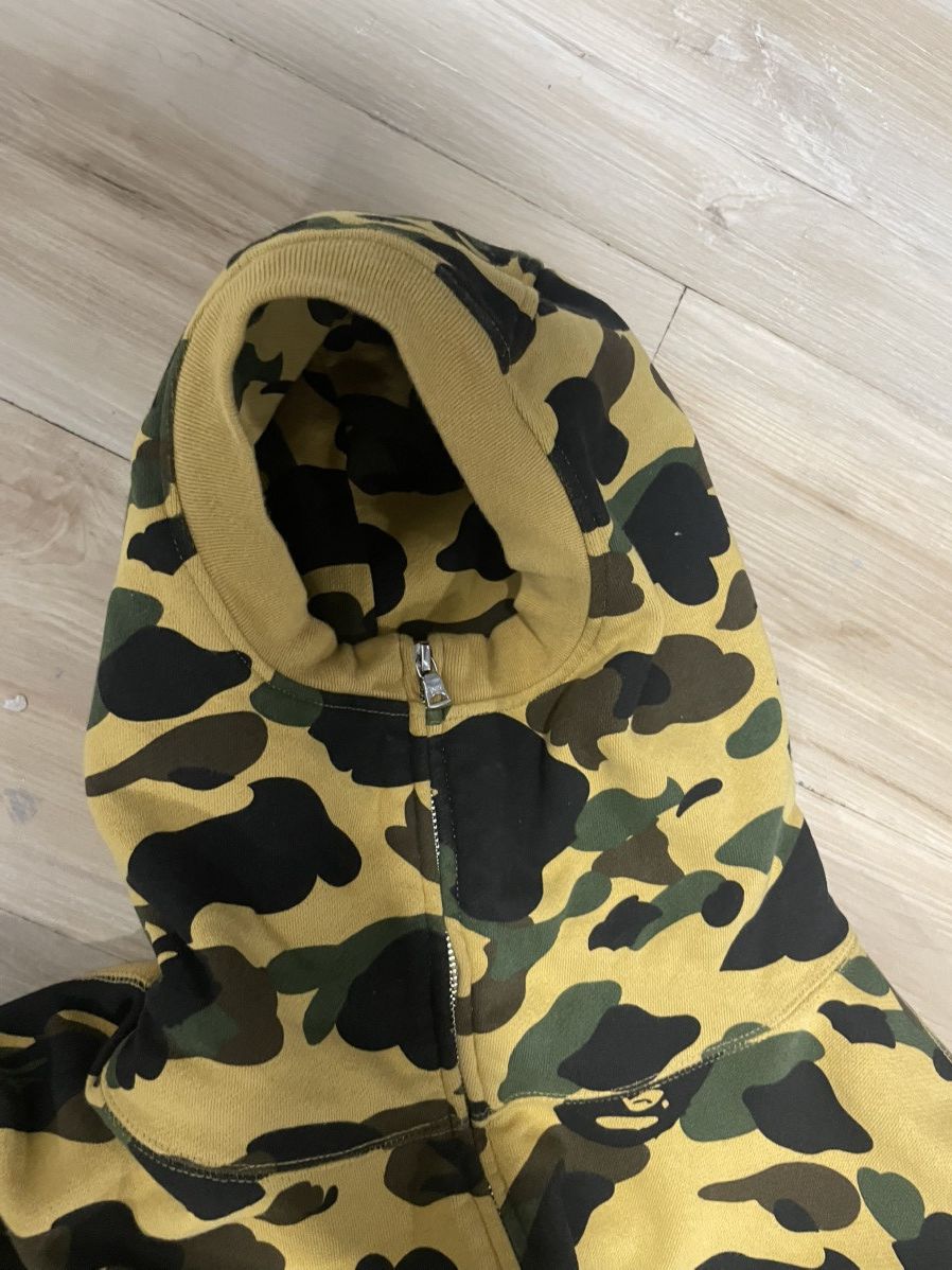Bape Bape Yellow Camouflage zip up Size US L / EU 52-54 / 3 - 3 Thumbnail