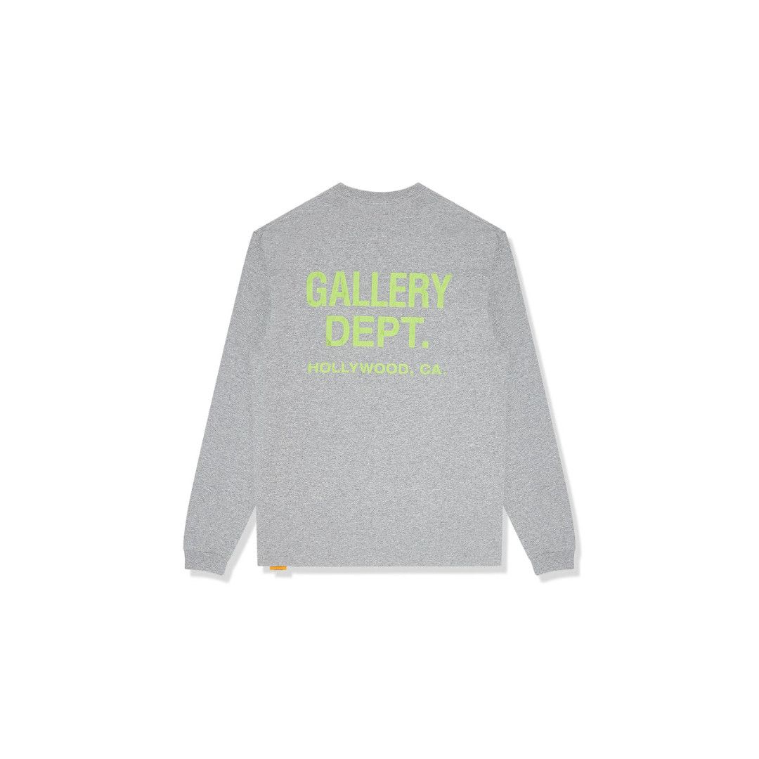 Gallery Dept. o1gr1nt0426 Logo Souvenir L/S T-Shirt in Heather Grey Size US S / EU 44-46 / 1 - 1 Thumbnail