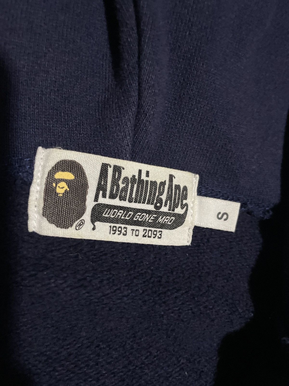 Bape Bape navy half green camo shark hoodie S Size US S / EU 44-46 / 1 - 5 Thumbnail