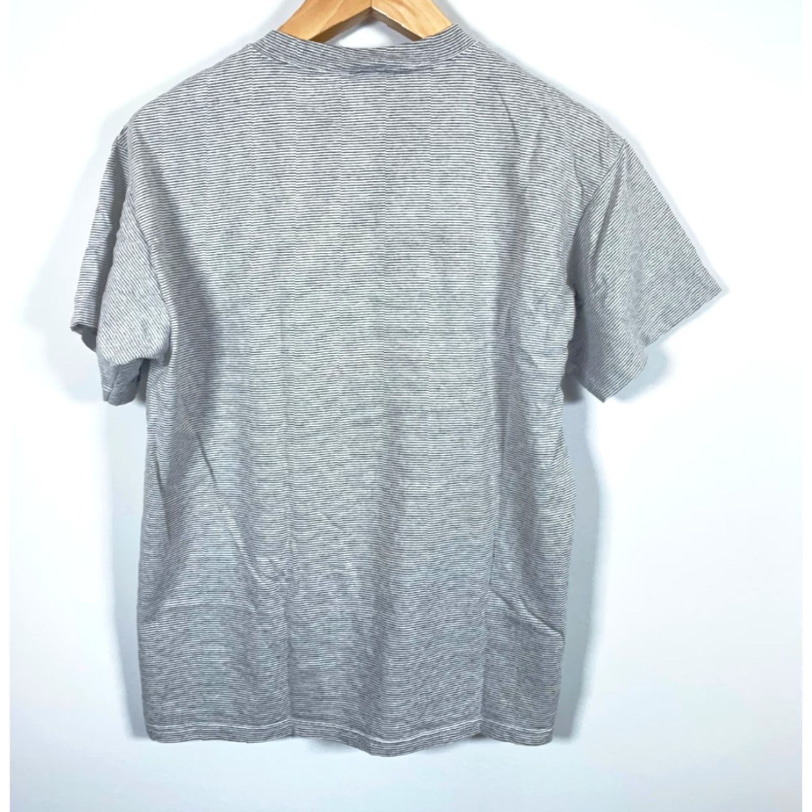 Vintage VINTAGE Marathon Yacht Club T-Shirt Adult Large Gray Striped 90s Logo NMVL Size US L / EU 52-54 / 3 - 2 Thumbnail