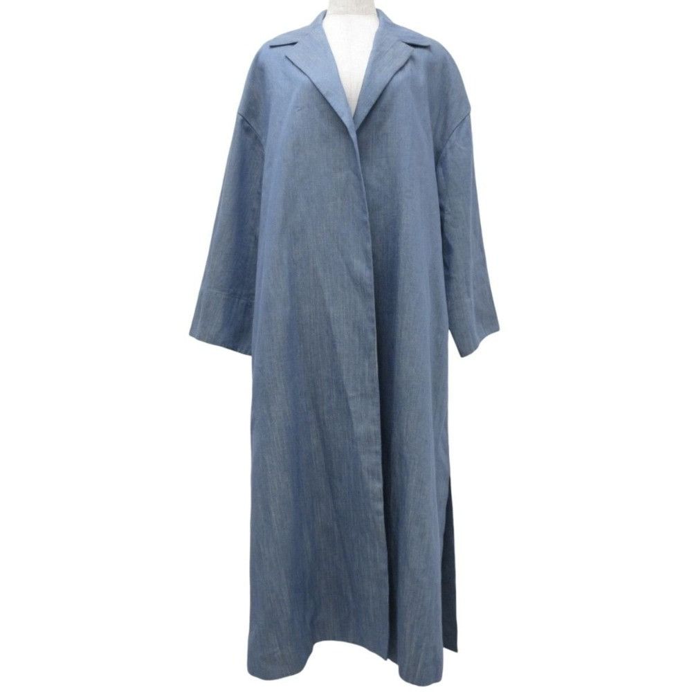 Other Other ebure Linen Long Coat Denim Outerwear DUTY FREE for USA Size ONE SIZE - 1 Thumbnail