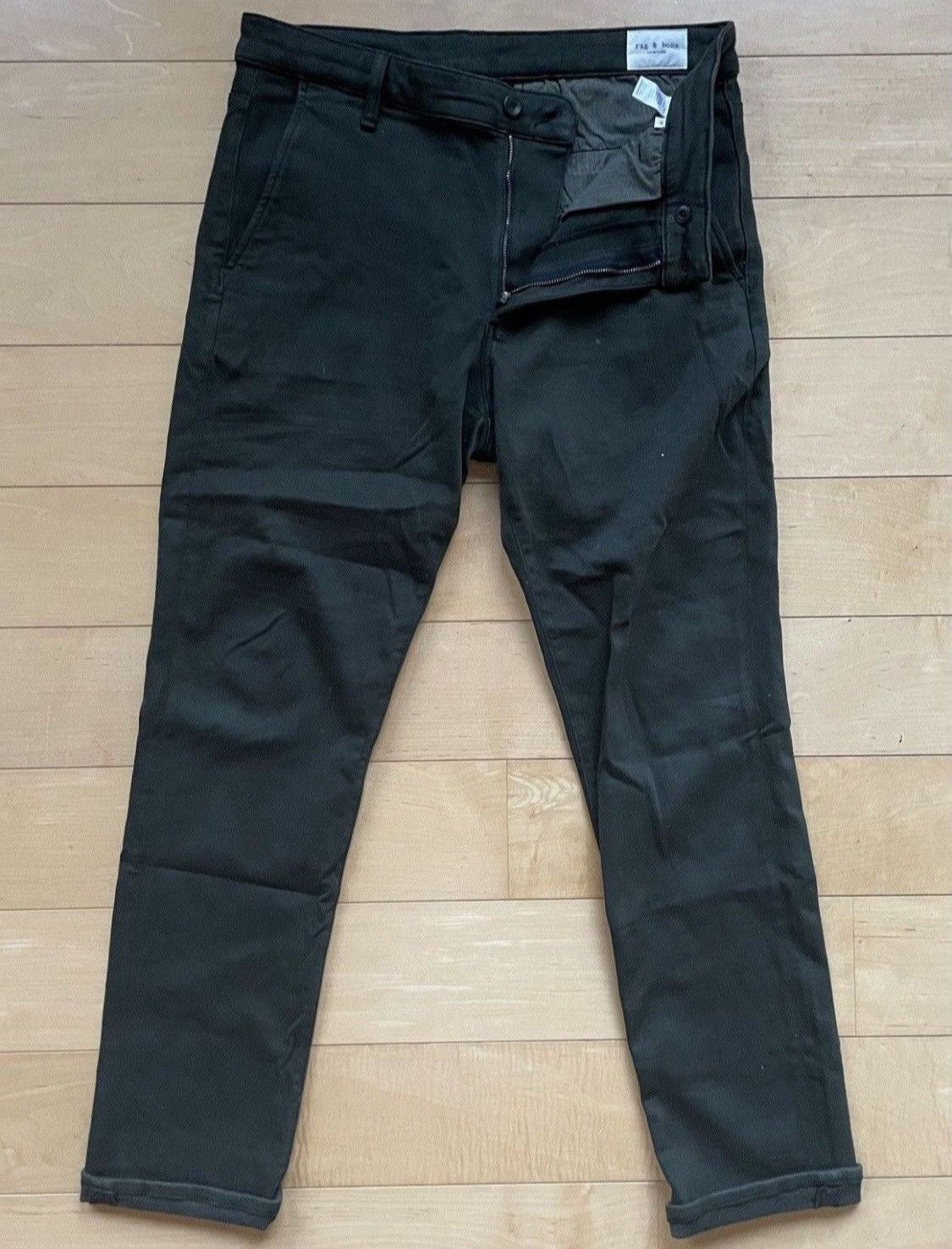 Rag & Bone Fit 2 Forest Green Loopback Jeans Size US 34 / EU 50 - 1 Thumbnail