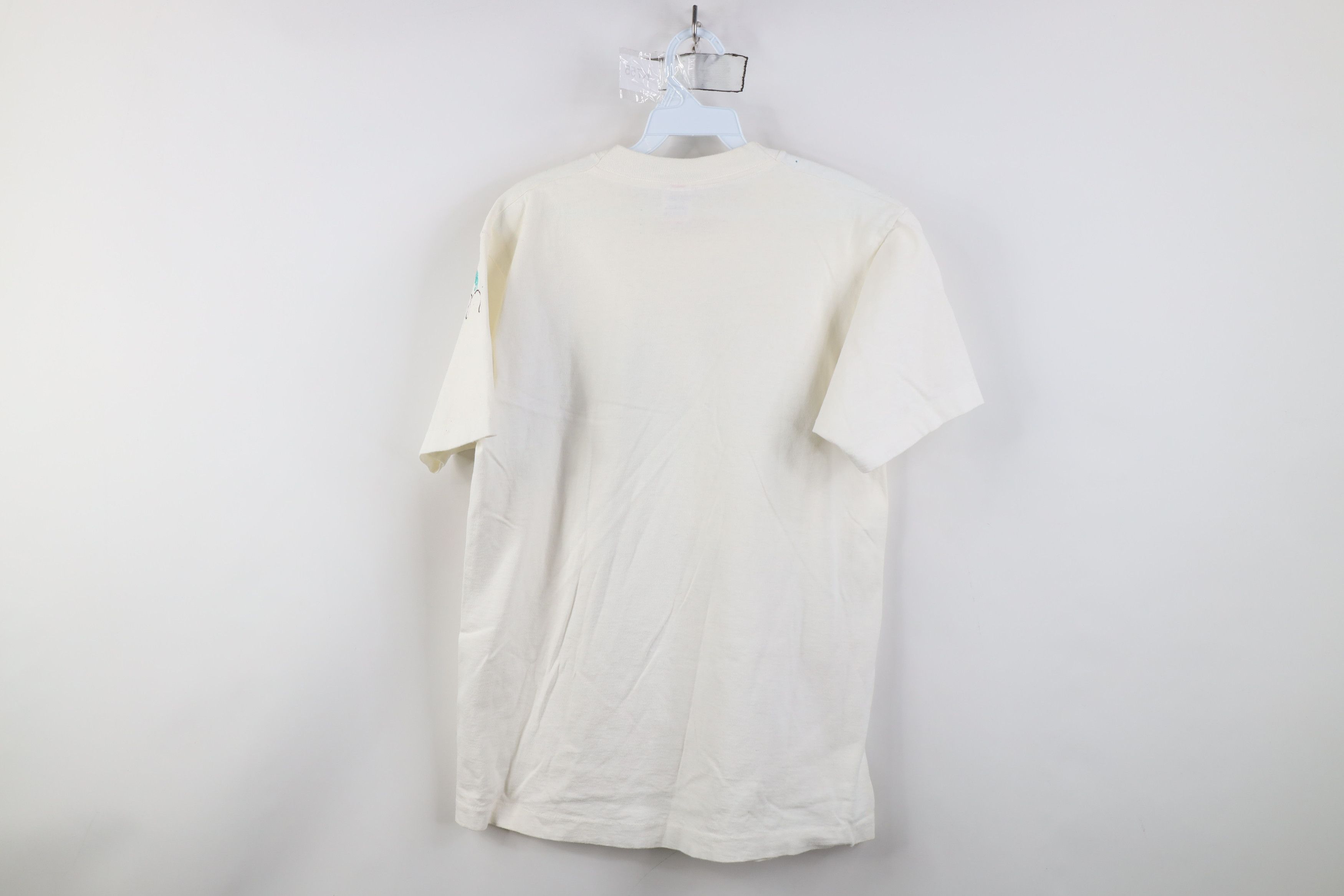 Vintage Vintage 90s Streetwear Glitter Glue Seahorse T-Shirt USA Size L / US 10 / IT 46 - 13 Thumbnail
