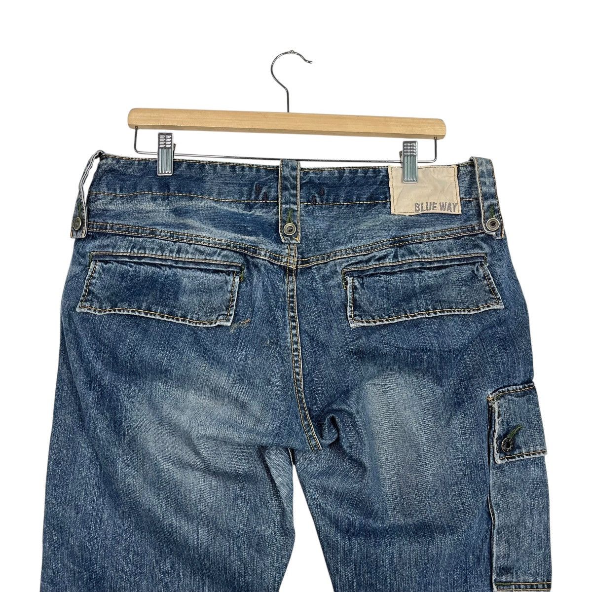 Japanese Brand Vintage Blue Way Tactical Denim Size US 34 / EU 50 - 8 Thumbnail