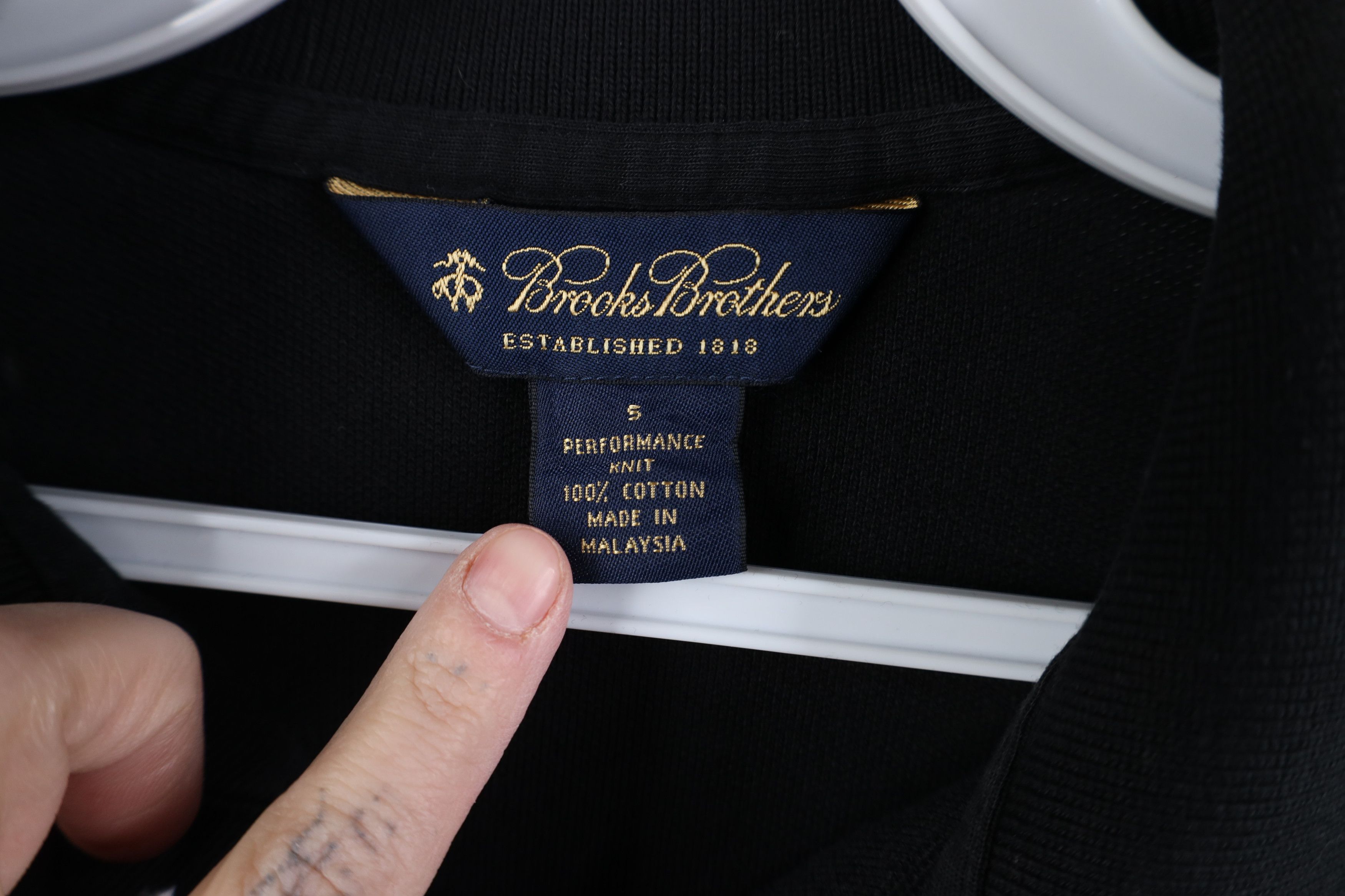 Brooks Brothers Vintage Brooks Brothers Knit Long Sleeve Rugby Polo Size US S / EU 44-46 / 1 - 6 Thumbnail