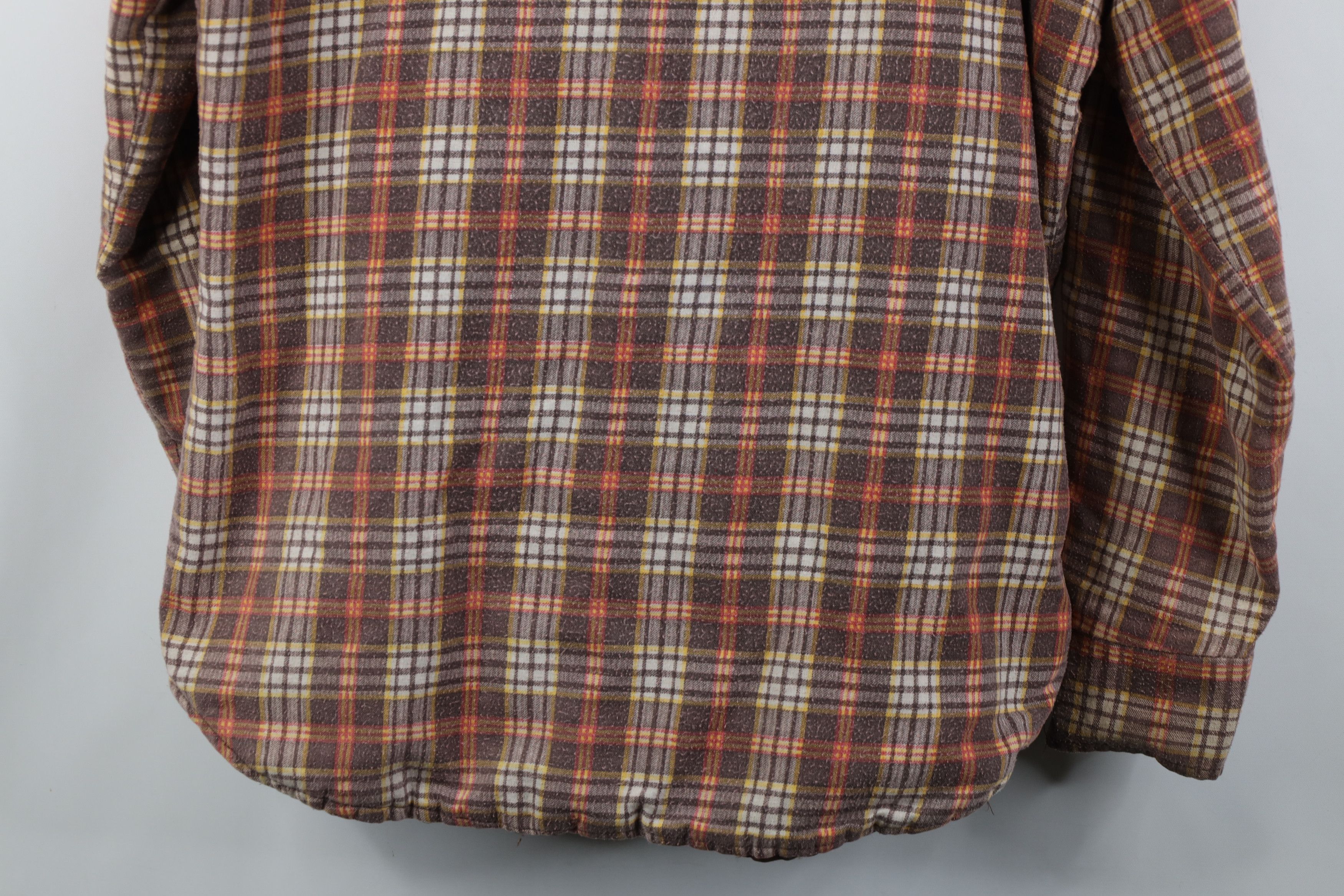 Vintage Vintage 70s Streetwear Quilted Flannel Shirt Jacket USA Size US L / EU 52-54 / 3 - 15 Thumbnail