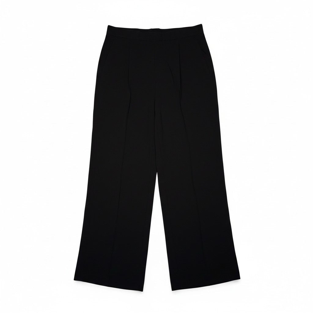 08sircus 08Sircus Japan Black Wide Leg Elastic Pants $300 Retail Size 26" / US 2 / IT 38 - 1 Thumbnail