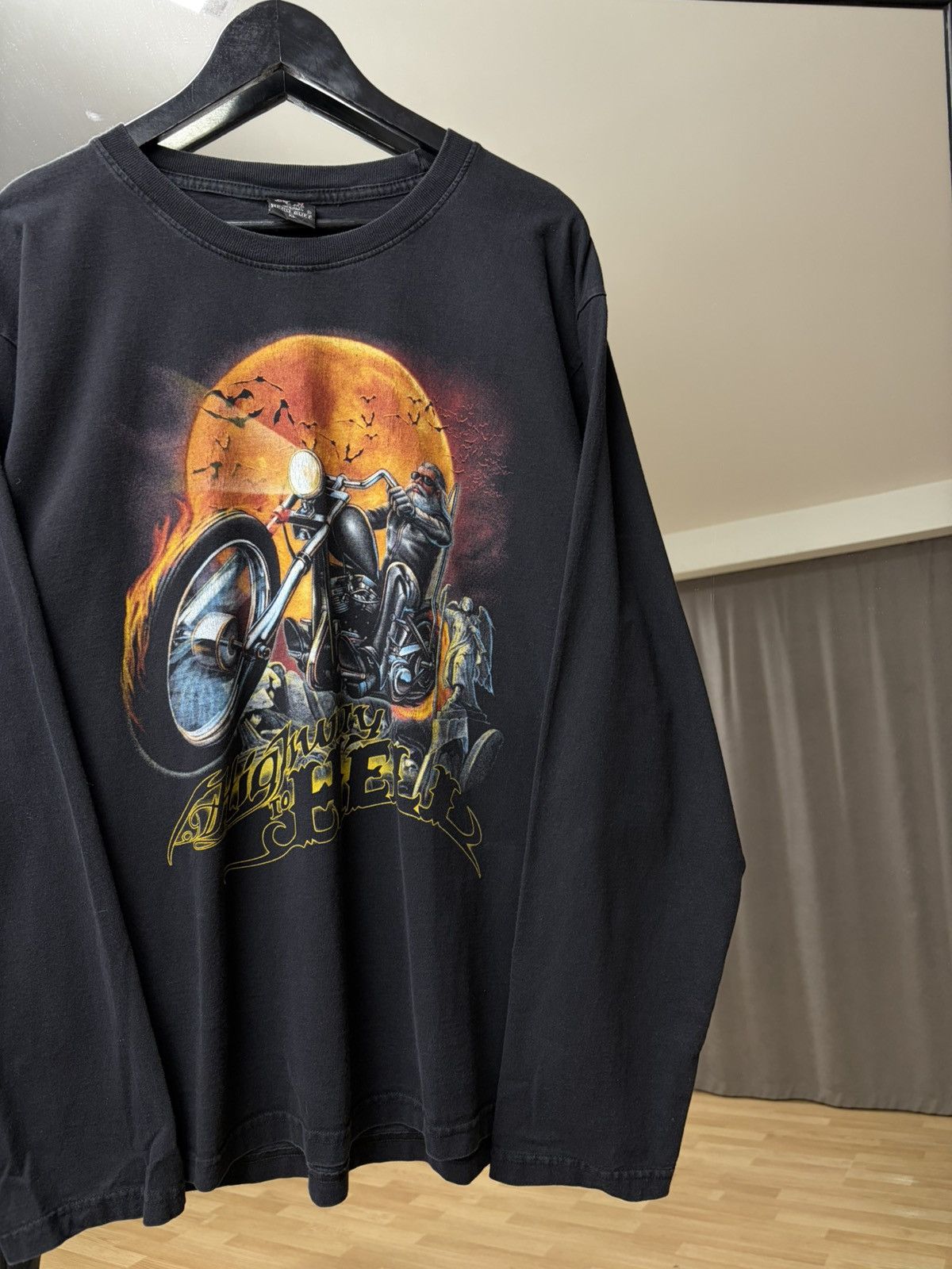 Harley Davidson Vintage Harley-Davidson Long Sleeve Tee Biker Graphic Y2K Size US XL / EU 56 / 4 - 8 Thumbnail
