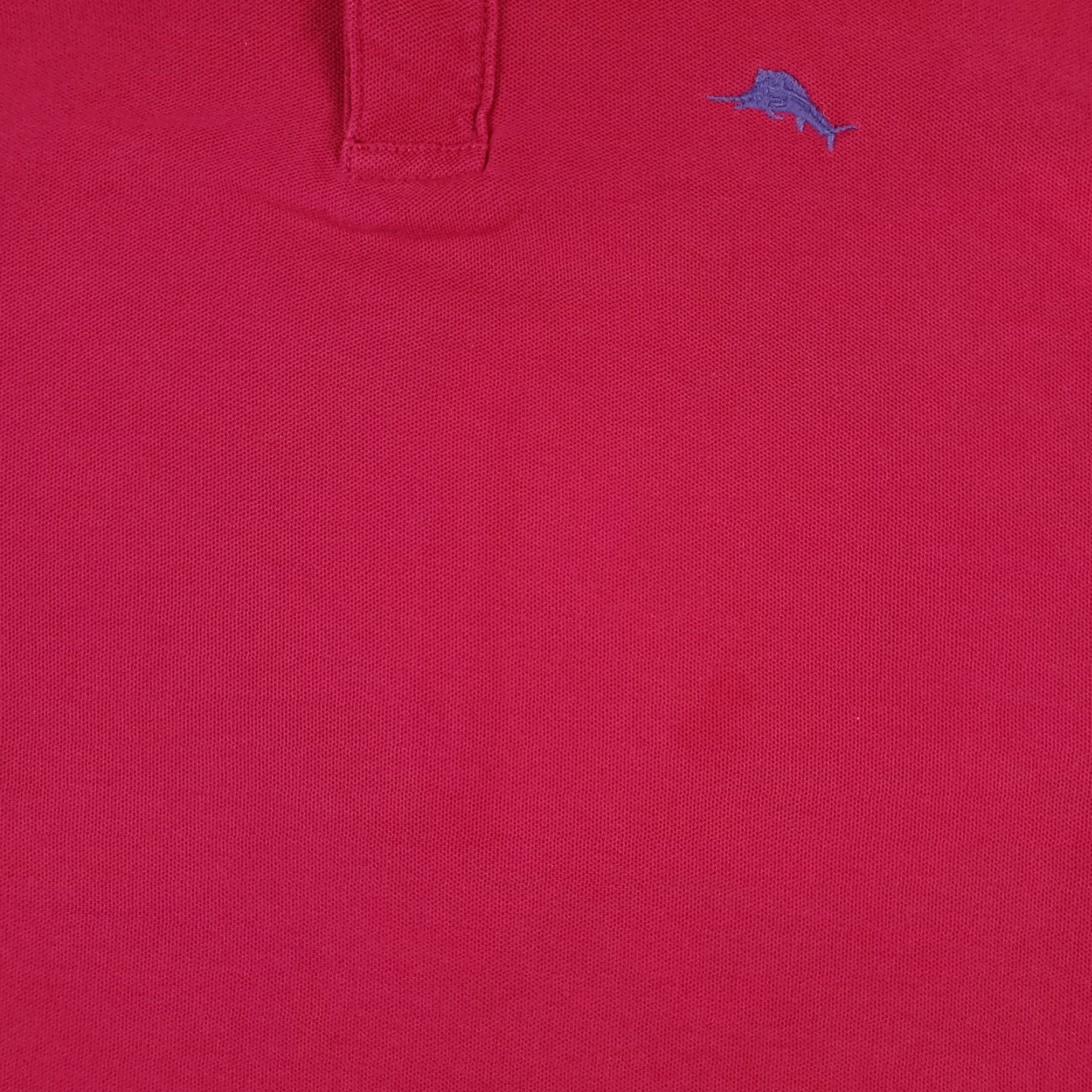 Tommy Bahama VINTAGE Tommy Bahama Polo Shirt Mens Medium Magenta Marlin Casual Short Sleeve Size US M / EU 48-50 / 2 - 5 Thumbnail