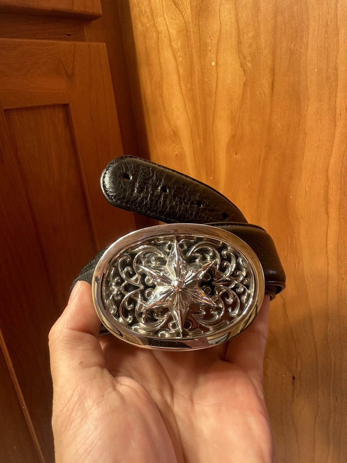Chrome Hearts Chrome Hearts Oval Star Buckle Belt Fits 36-40 waist