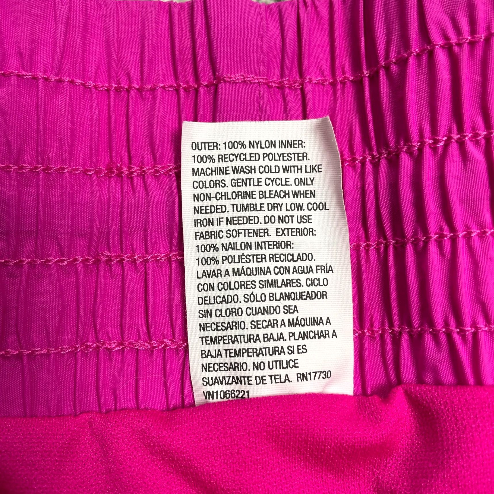 Vintage All In Motion Womens Shorts Athletic Purple 30x2 Medium Size Purple Nylon 100% Breathable Regular Waist) Size 32" / US 10 / IT 46 - 5 Thumbnail