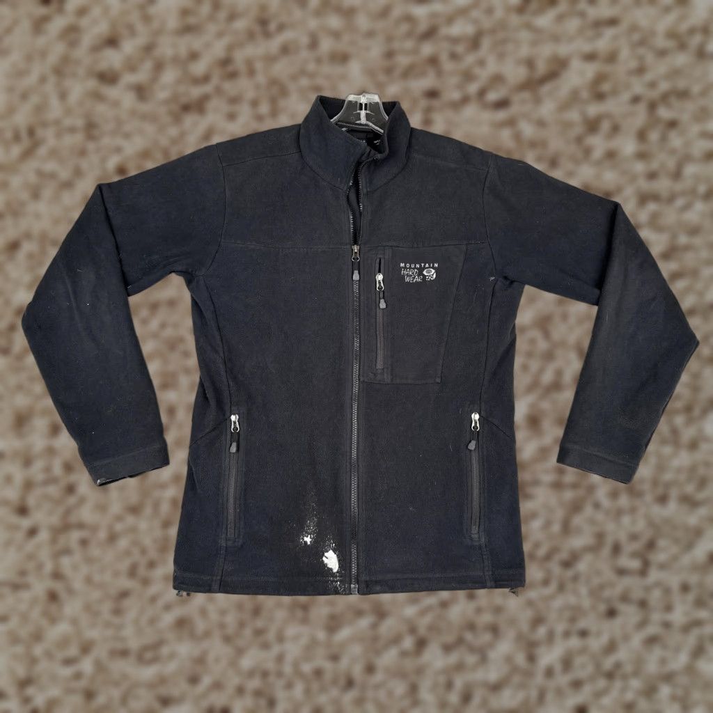 Mountain Hardwear Mountain Hardwear Jacket Mens Medium Black Fleece Full Zip Pockets Outdoor Size US M / EU 48-50 / 2 - 1 Thumbnail