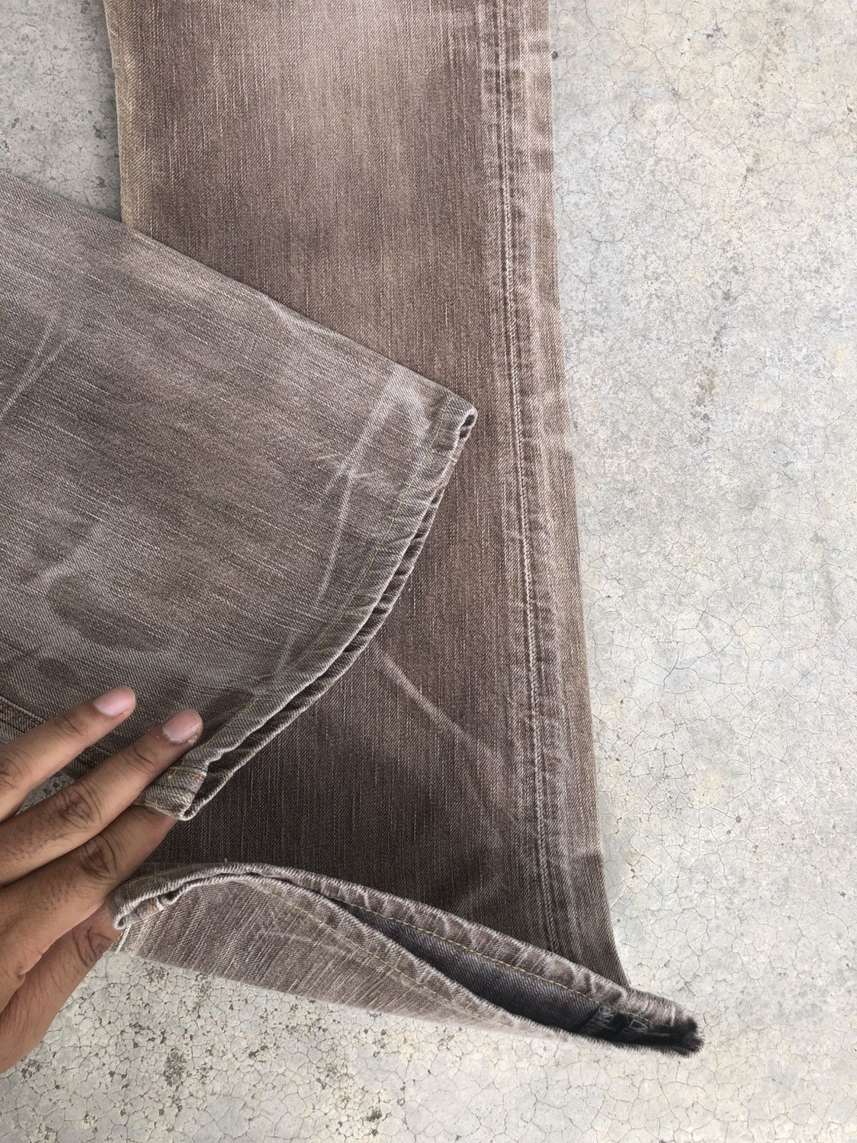If Six Was Nine Japanese Edwin Flared Jeans Distressed Jeans Size US 32 / EU 48 - 13 Thumbnail