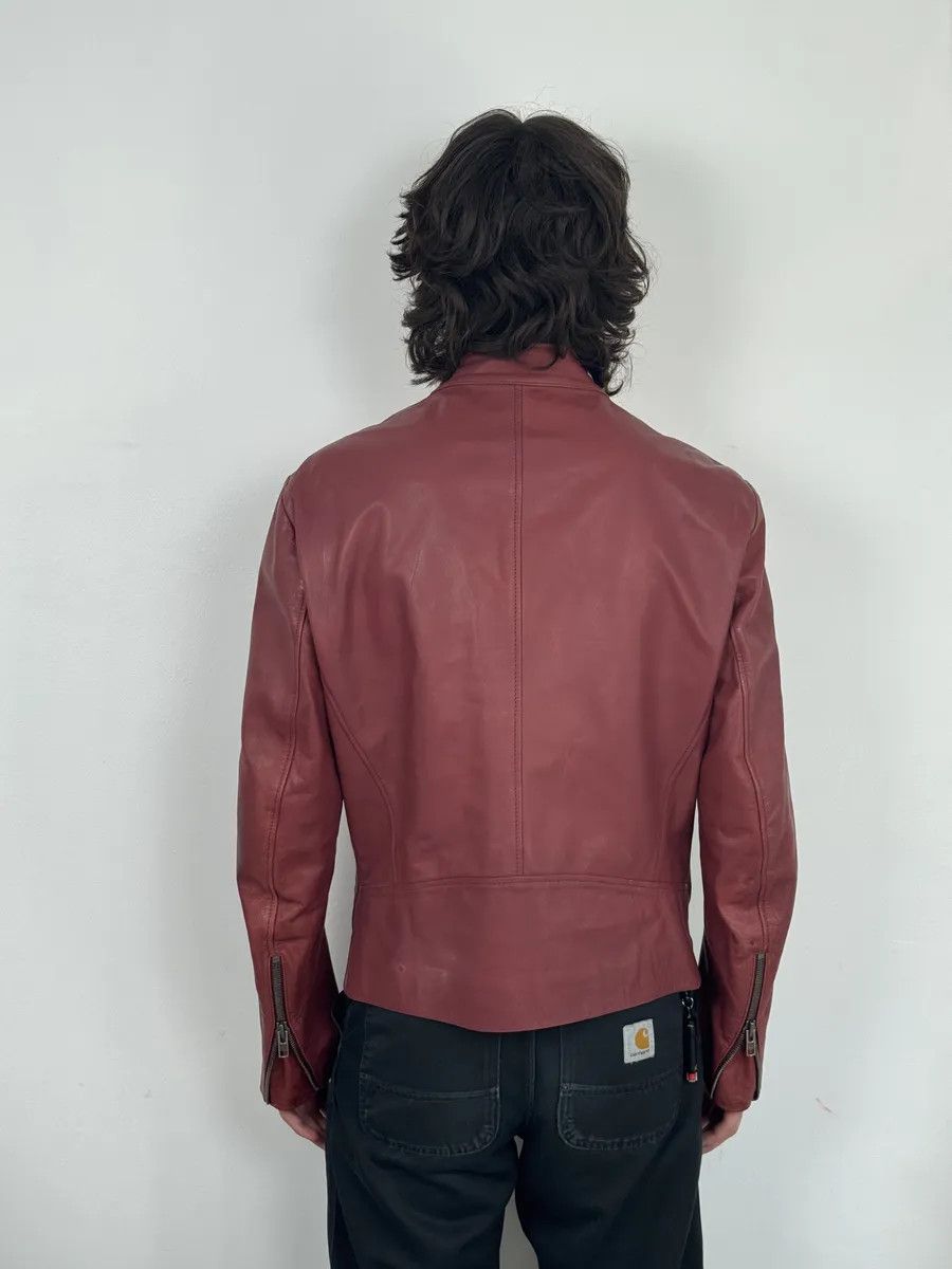 Maison Margiela SS2012 Maison Margiela 5 Zip Red Leather Jacket Size US M / EU 48-50 / 2 - 4 Thumbnail