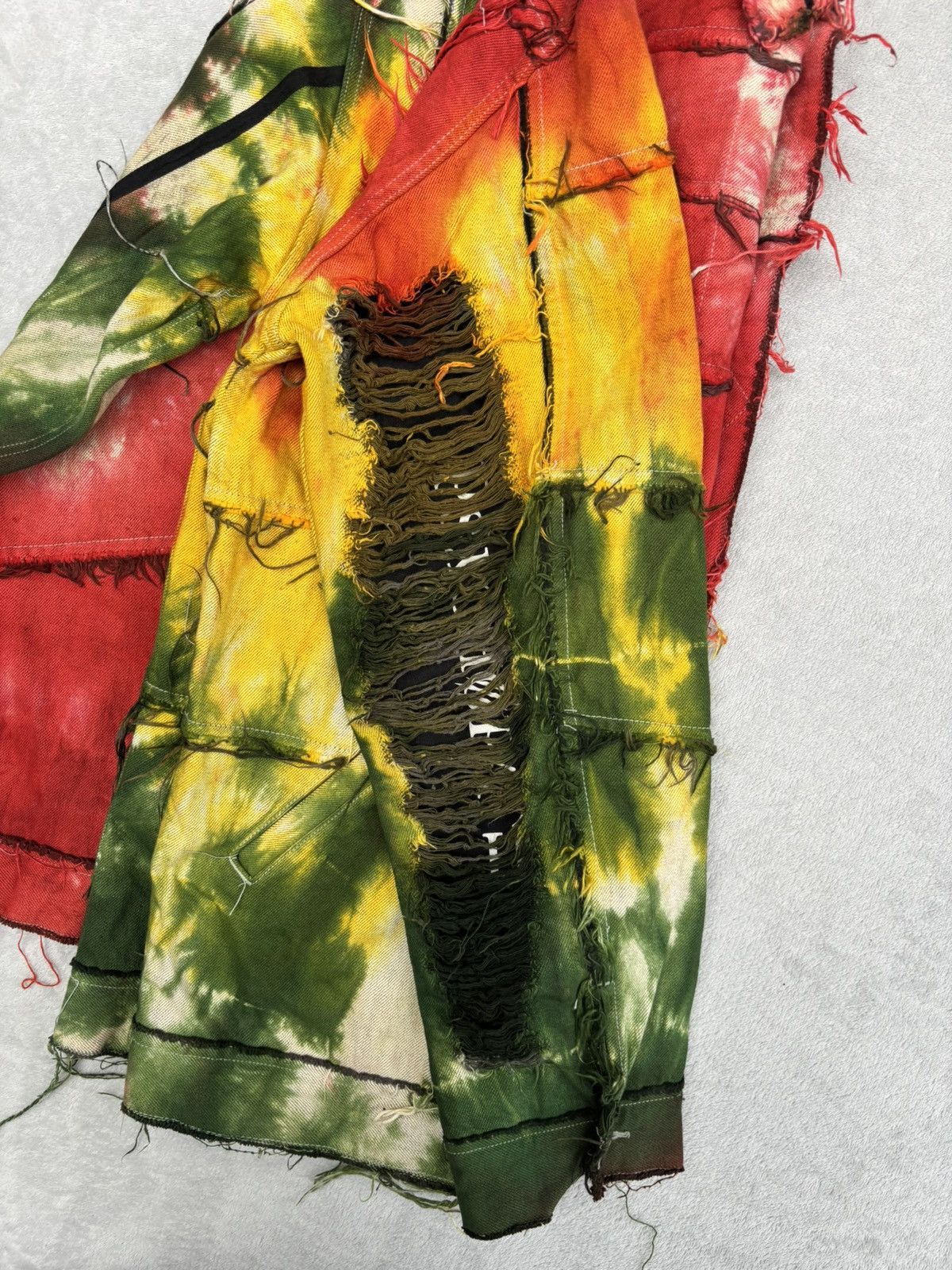 NEXUSVII Rare NexusVII x Psychopath Deconstructed Denim Jacket Size US XL / EU 56 / 4 - 25 Thumbnail