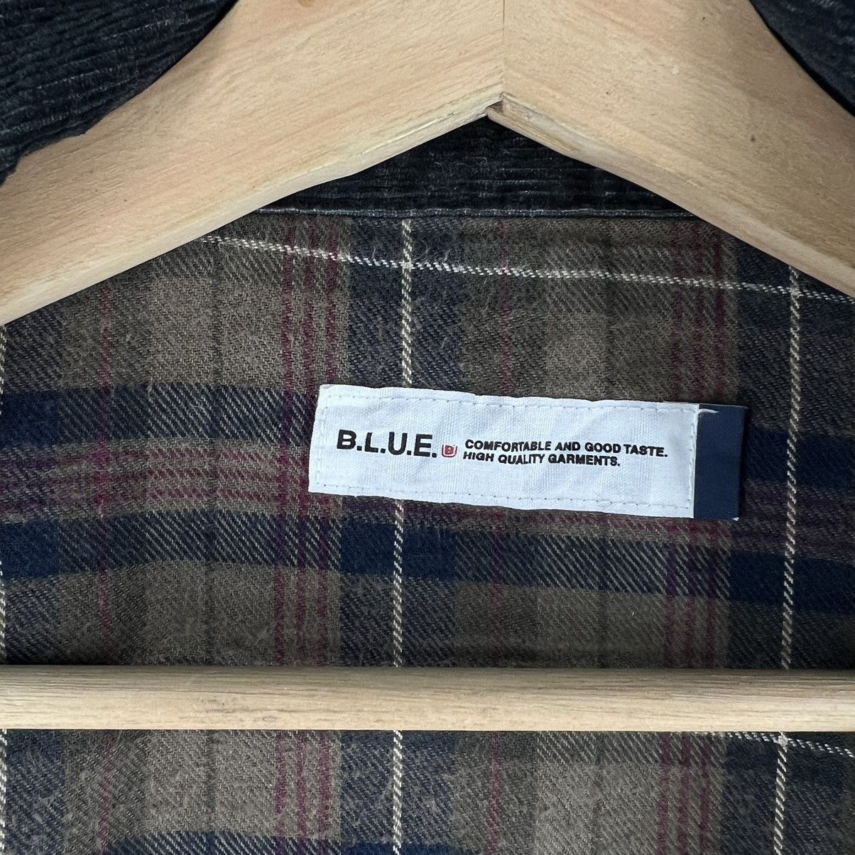 Blue Blue Japan 🔥Blue Blue Japan Chore Work Jacket Tartan Lining Checked Size US M / EU 48-50 / 2 - 10 Thumbnail
