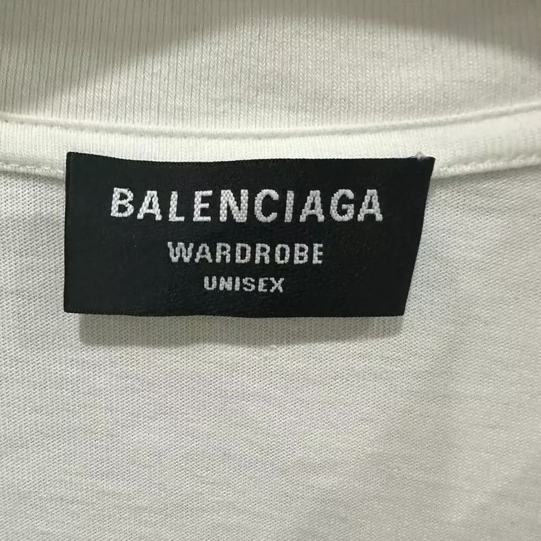 Balenciaga Balenciaga White Mosaic Logo Short Sleeve Size: XS Size US XS / EU 42 / 0 - 4 Thumbnail