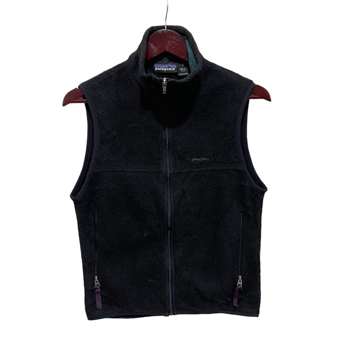 Patagonia × Vintage Vintage Patagonia Fleece Zipper Vest Made in USA Size US S / EU 44-46 / 1 - 1 Thumbnail