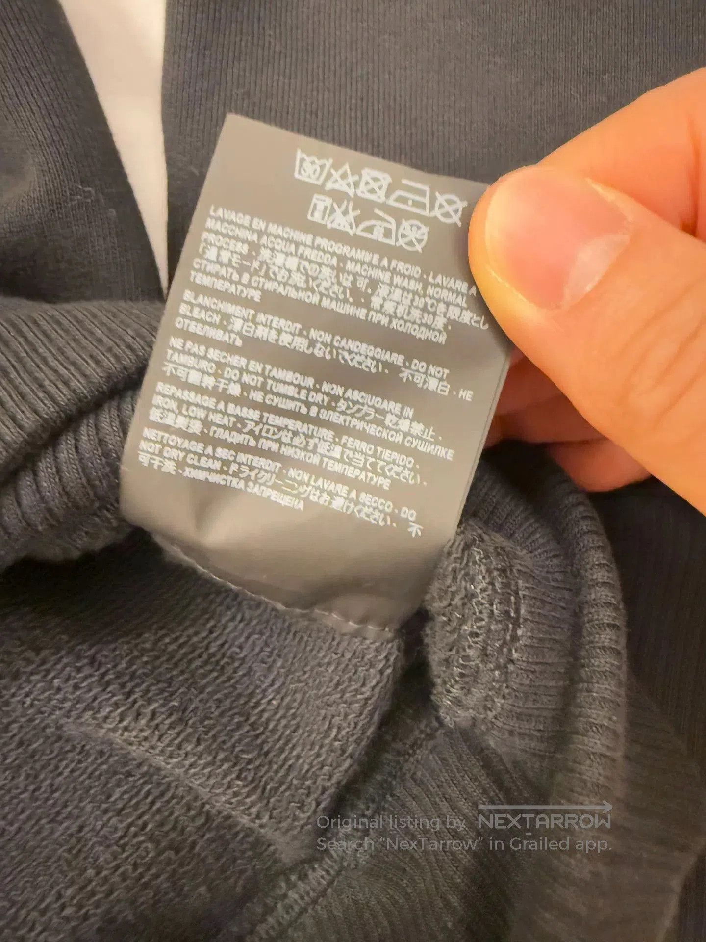 Yves Saint Laurent ysl saint laurent classic hoodie in gray. Size US L / EU 52-54 / 3 - 5 Thumbnail