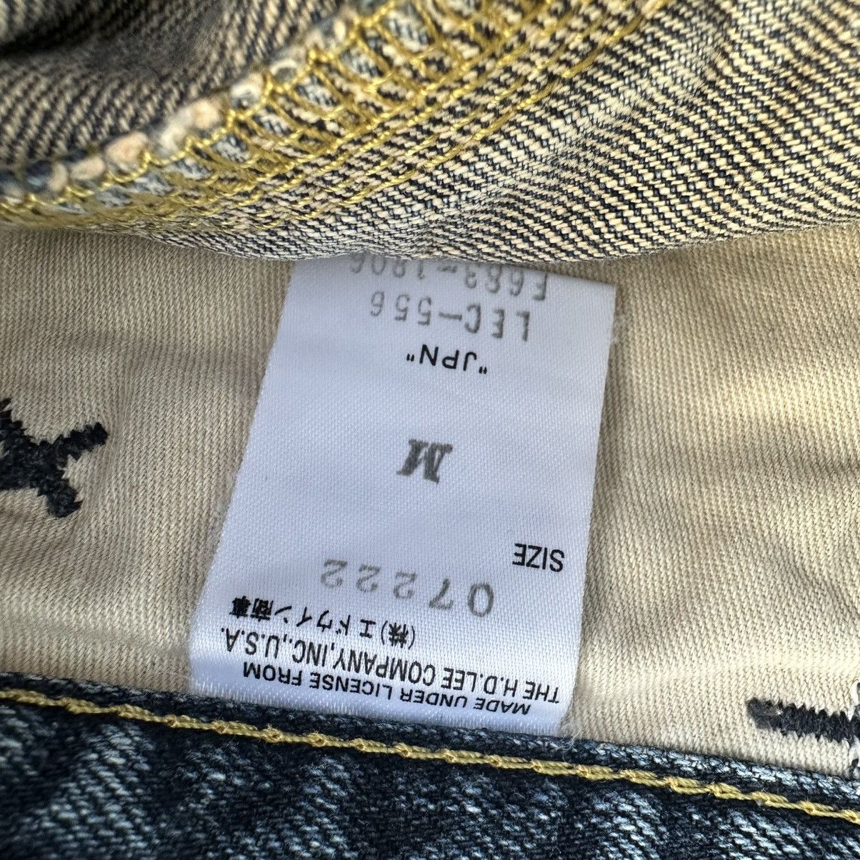 Japanese Brand Vintage Flare Lee Riders Twisted Leg Distressed Jeans W32 Size US 32 / EU 48 - 13 Thumbnail