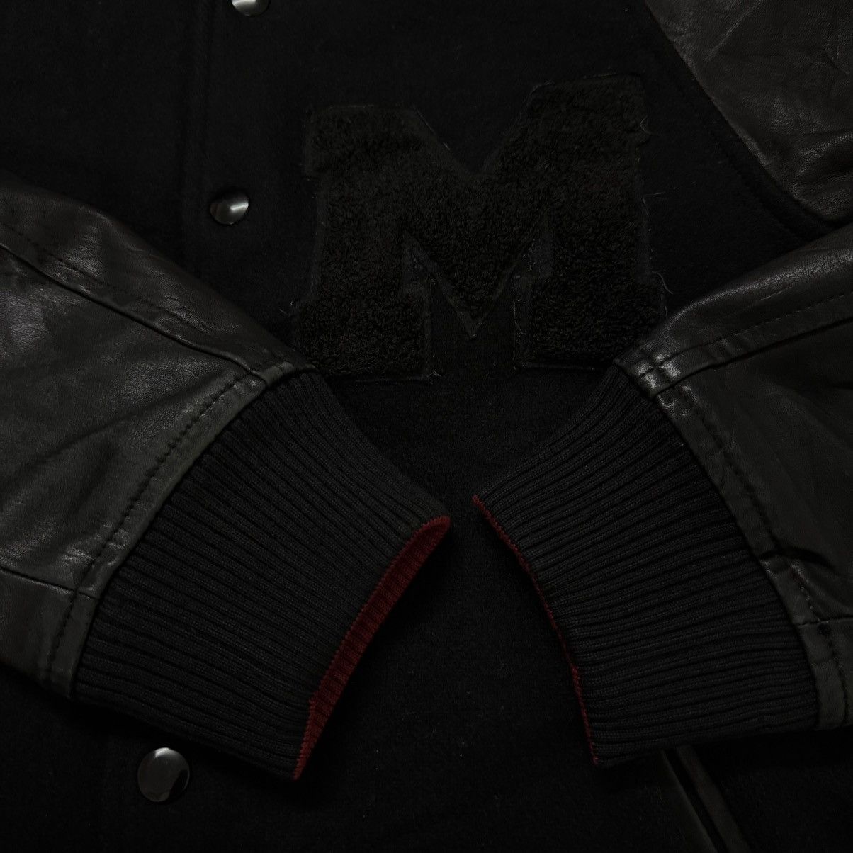 Maison MIHARA YASUHIRO Mihara Yasuhiro Reversible Varsity Jacket Wool + Horse Hide Size US L / EU 52-54 / 3 - 14 Thumbnail