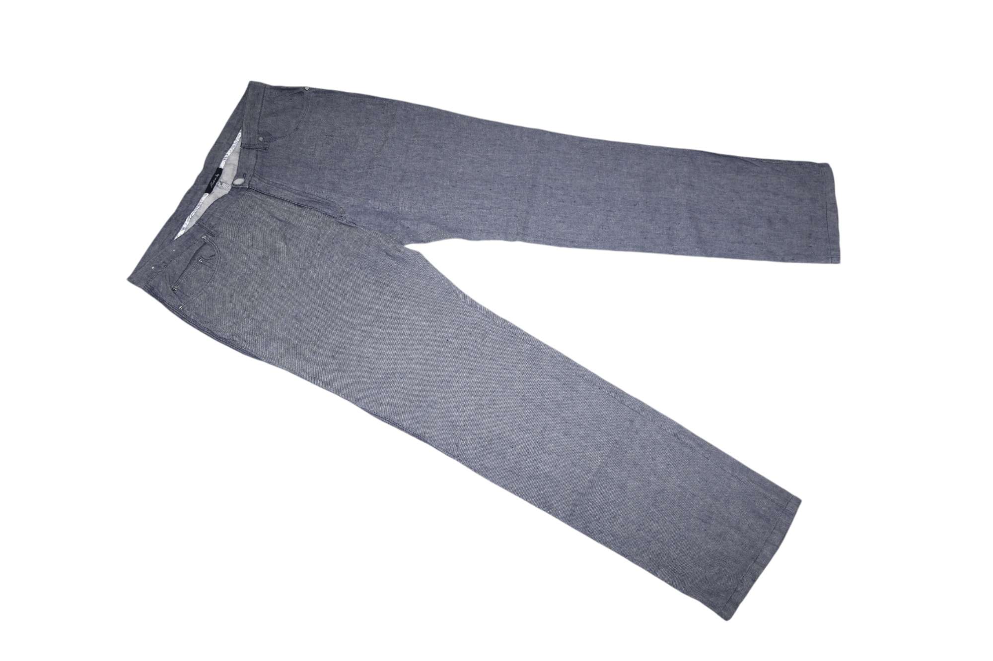 Kiton Castangia Lino Cotton Twill Denim 5-Pocket Straight Pants Size US 38 / EU 54 - 6 Thumbnail
