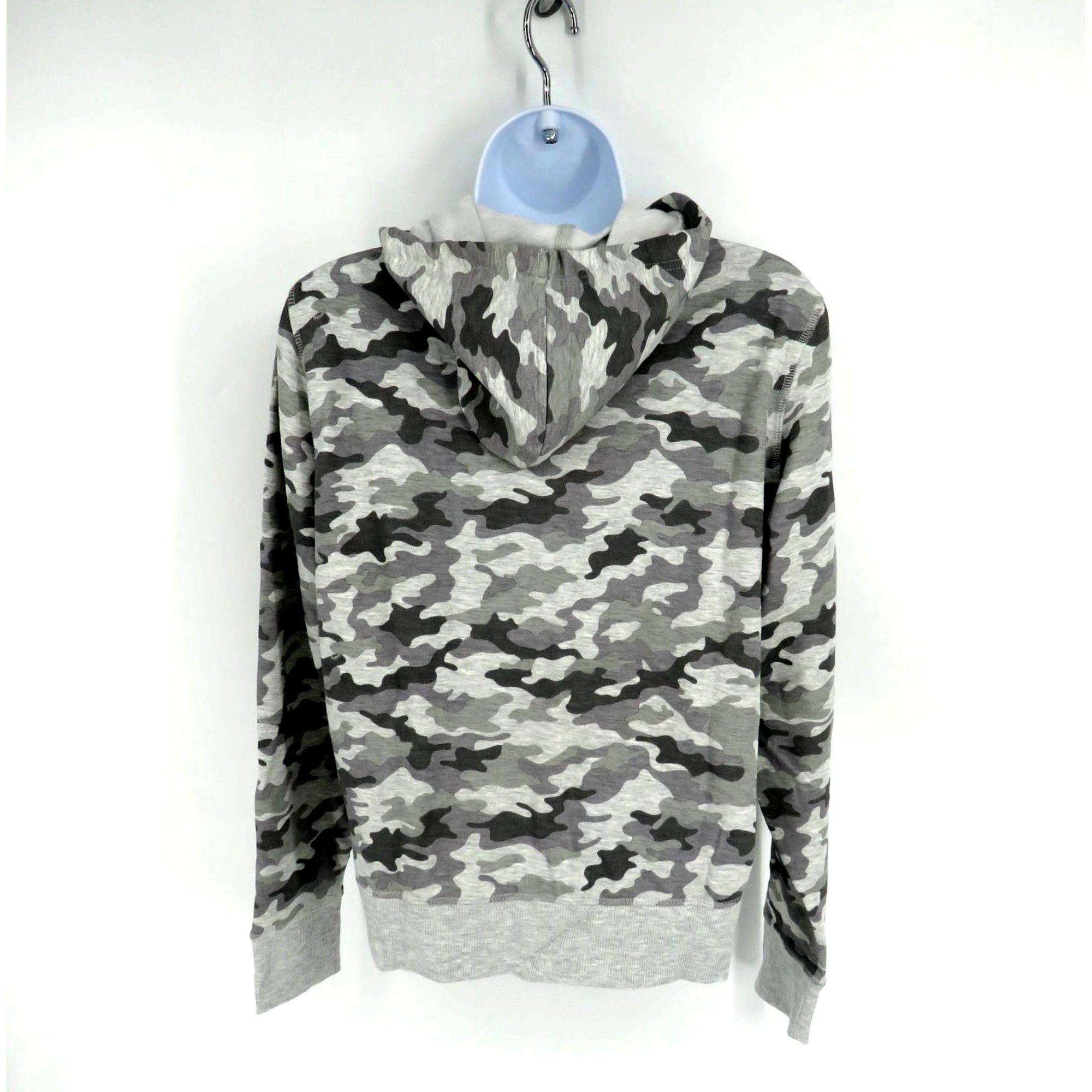 Eddie Bauer Eddie Bauer Gray Camo Fleece Lounge Hoodie Small NWT $60.00 Size S / US 4 / IT 40 - 4 Thumbnail