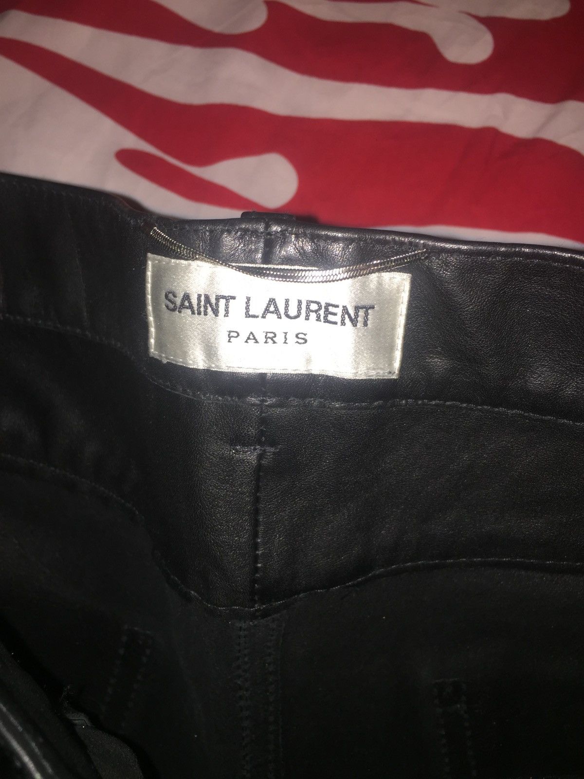 Saint Laurent Paris Saint laurent leather pant sz 44 new Size US 28 / EU 44 - 4 Thumbnail