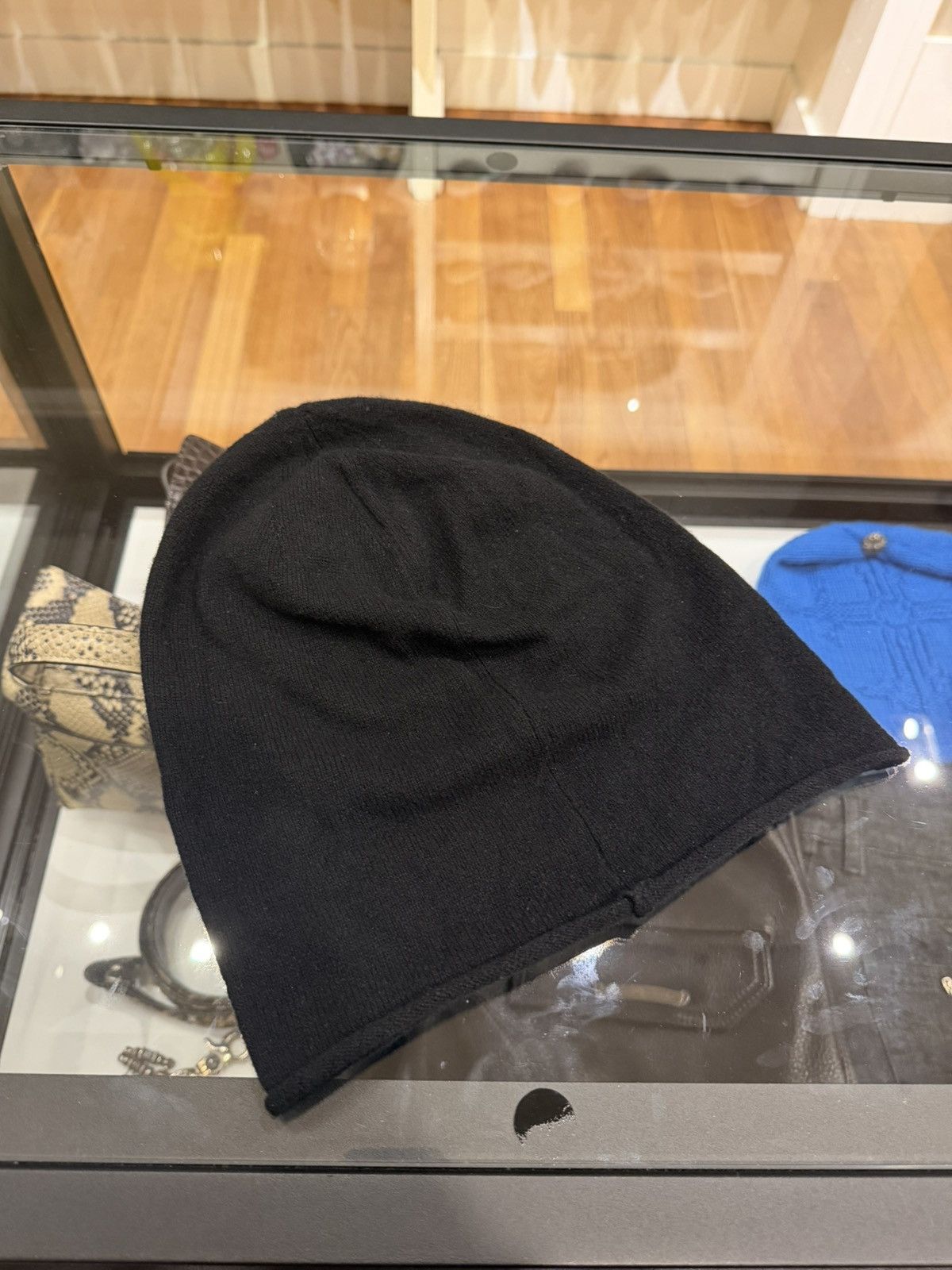 Chrome Hearts Chrome Hearts Triple Cross Cashmere Face Mask Beanie Size ONE SIZE - 4 Thumbnail