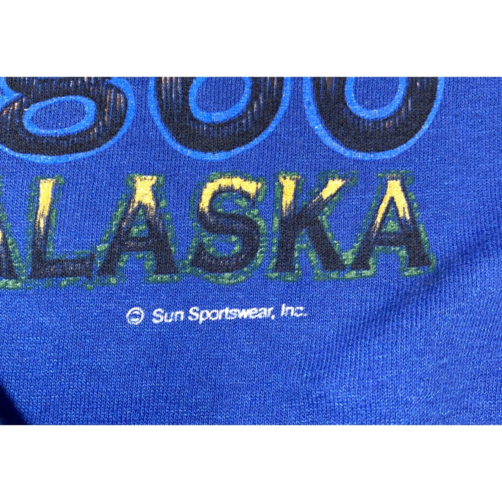 Sunray Sportswear VINTAGE Suns Sportswear Mens T-Shirt Blue L Yukon Joes Graphic USA Made Shirt Men Size L Blues? Size US L / EU 52-54 / 3 - 5 Thumbnail