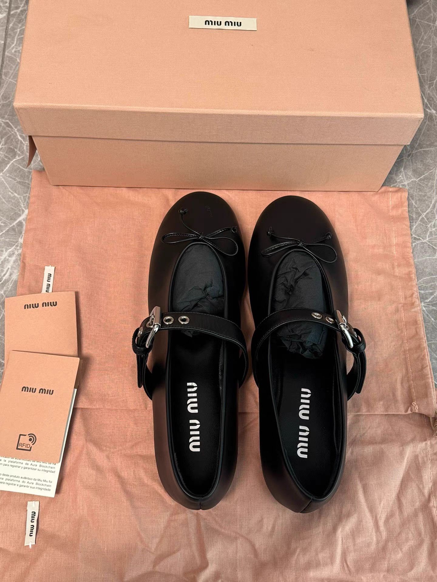 Miu Miu MiuMiu Bow Ballet Flats K6 Size US 9 / IT 39 - 7 Thumbnail