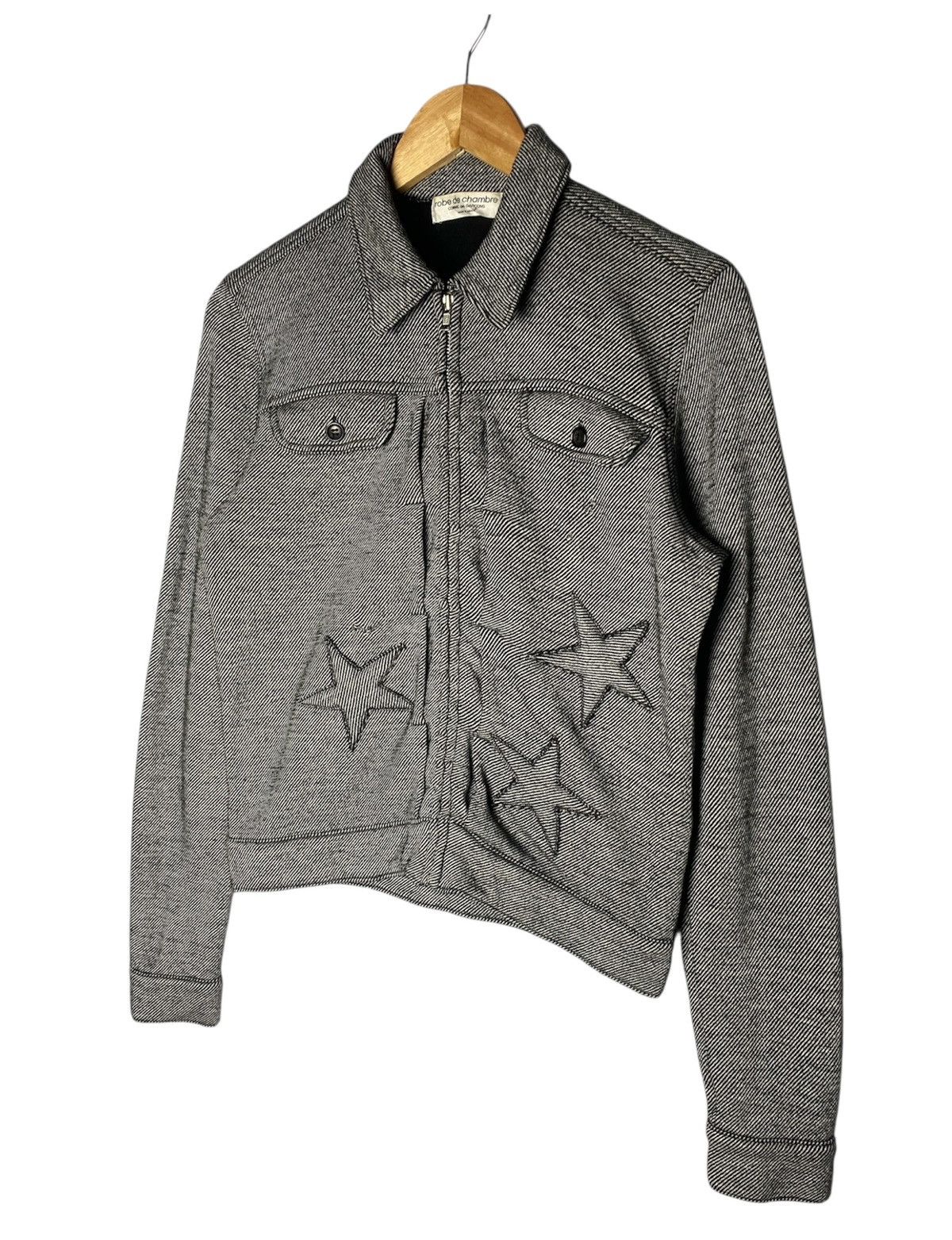 Comme des Garcons A/W 2003 Comme Des Garcons Star Wool Jacket Size US S / EU 44-46 / 1 - 2 Thumbnail