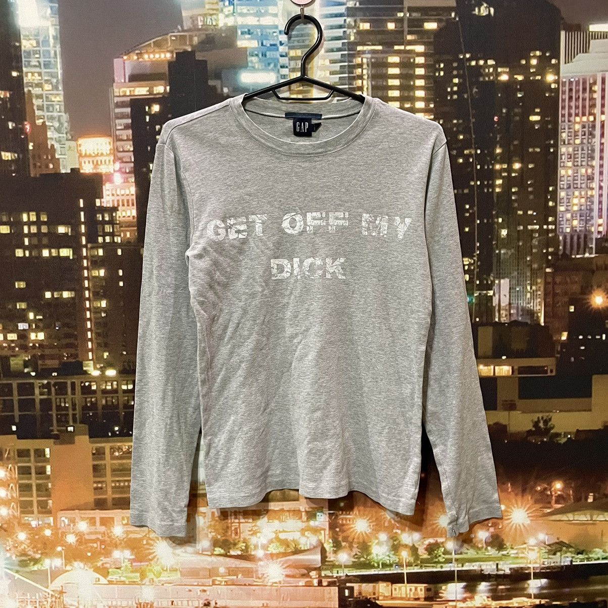 Gap OPIUM T SHIRT HUMOR GET OFF MY DICK PENIS SEX PORNSTAR 90s Size US M / EU 48-50 / 2 - 1 Thumbnail