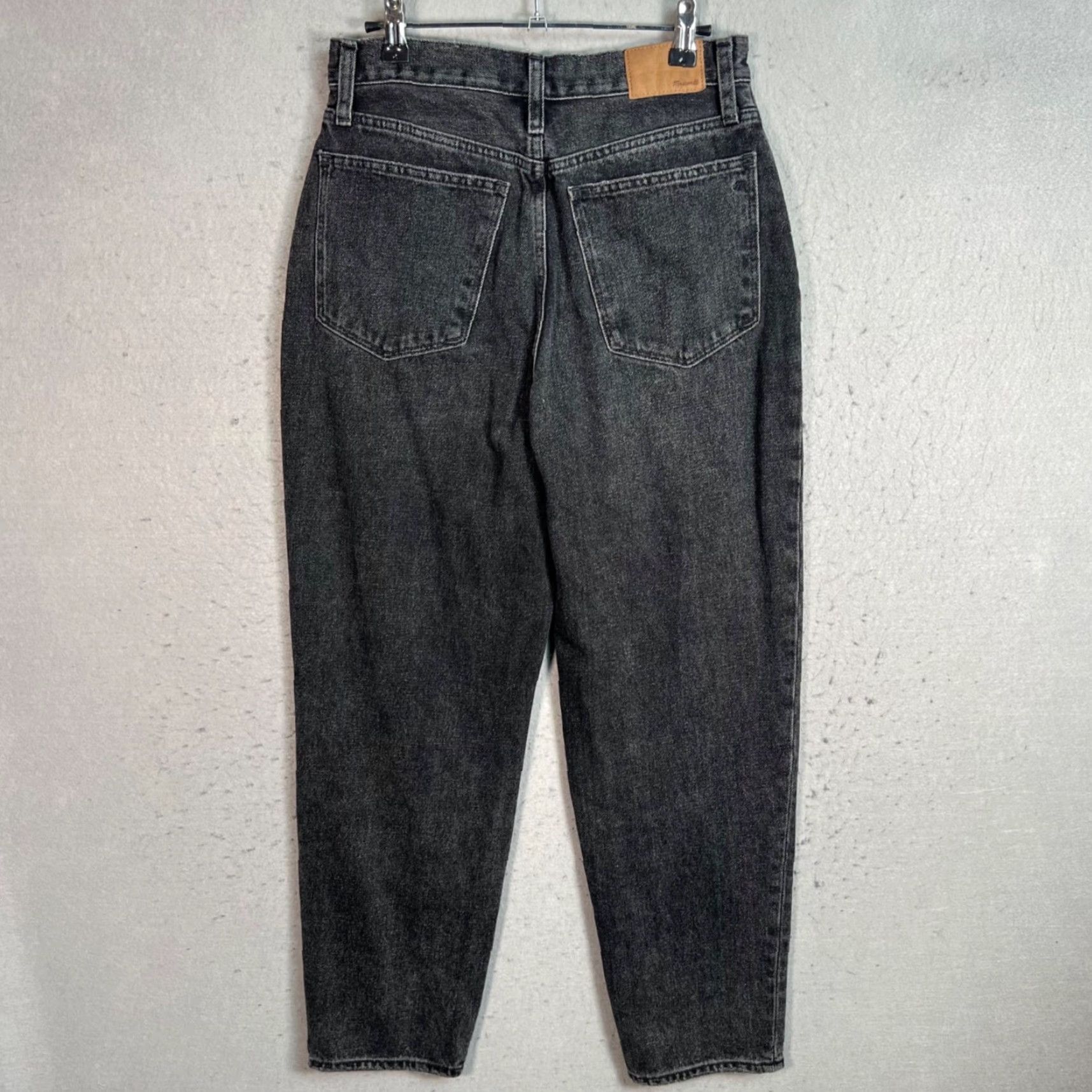 Madewell Madewell Womens 26 Denim Jeans Baggy Tapered High-Rise Black Cotton Denim 5-Pocket Womens Jeans Size 26" / US 2 / IT 38 - 2 Thumbnail