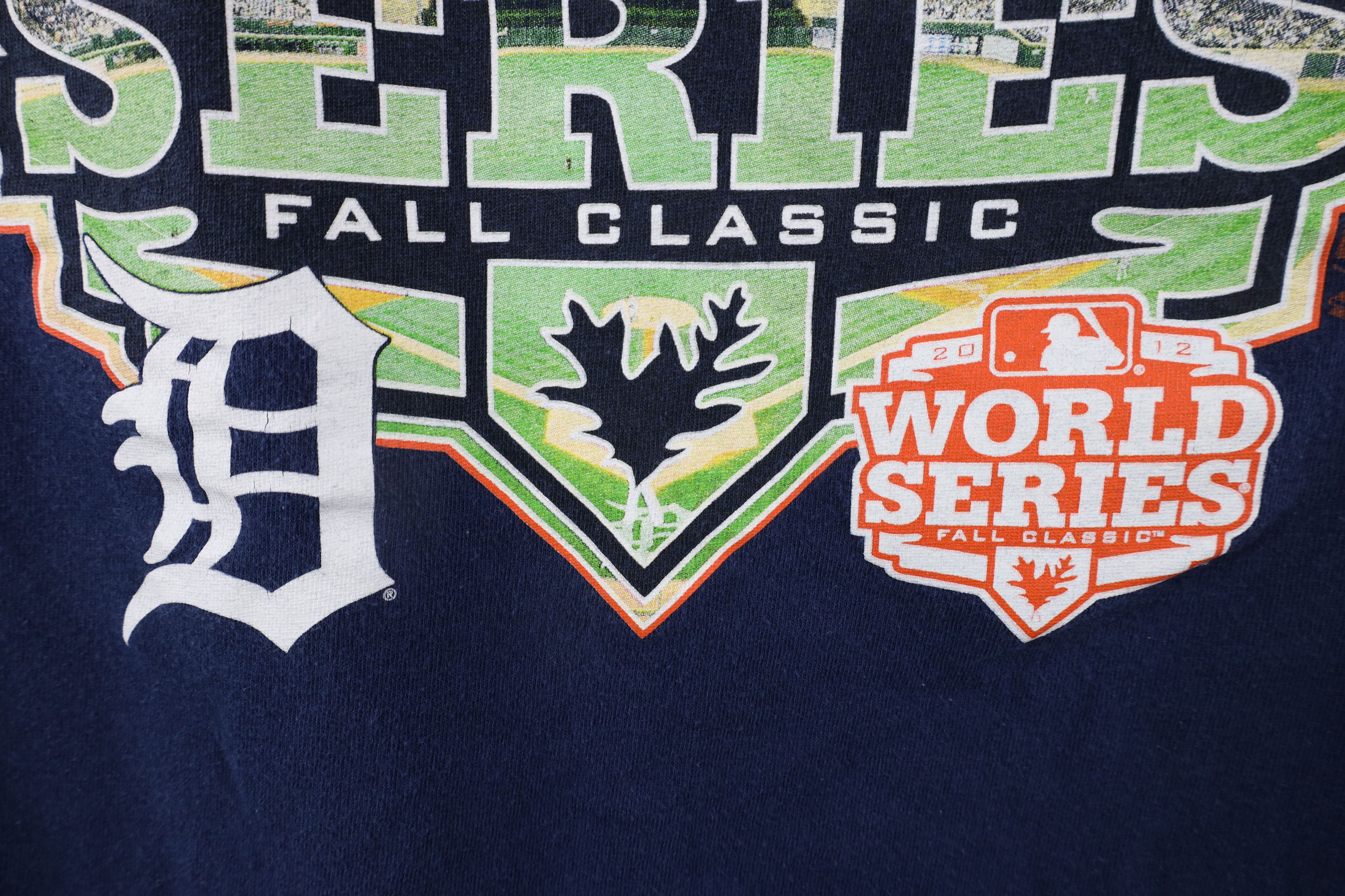 Majestic × Vintage Vintage Y2K Majestic World Series Detroit Tigers T-Shirt Size US XL / EU 56 / 4 - 6 Thumbnail