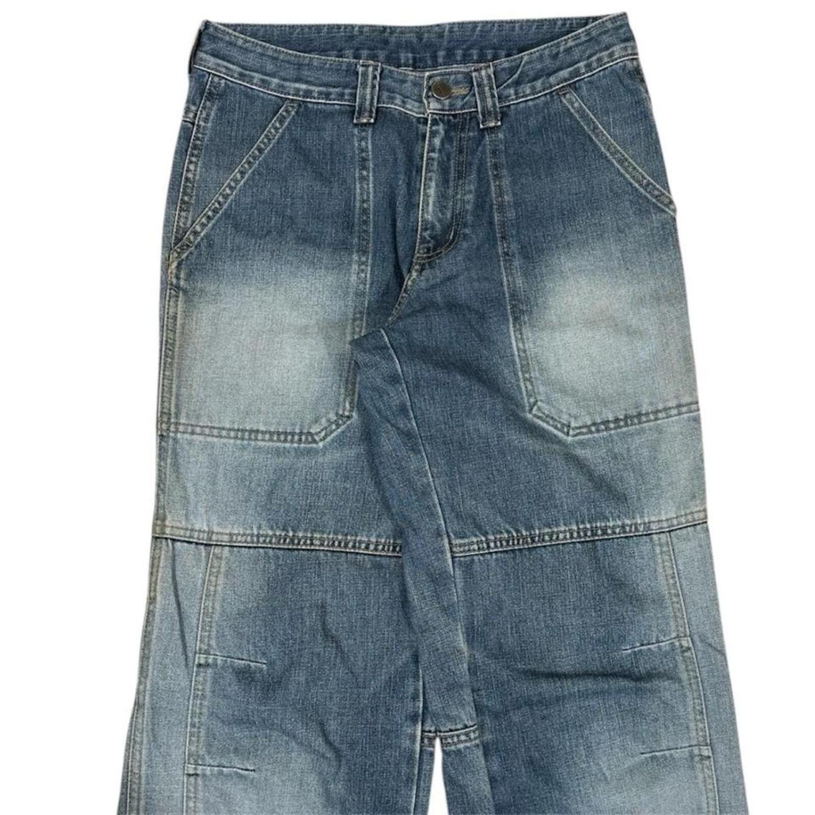 Lee Rare vintage Lee baggy style biker denim jeans Size 28" / US 6 / IT 42 - 3 Thumbnail