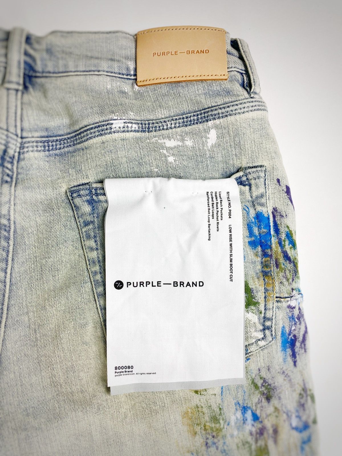 Purple Brand PURPLE BRAND Paint Splatter 32 Style P004 Slim Boot Jeans Size US 32 / EU 48 - 13 Thumbnail