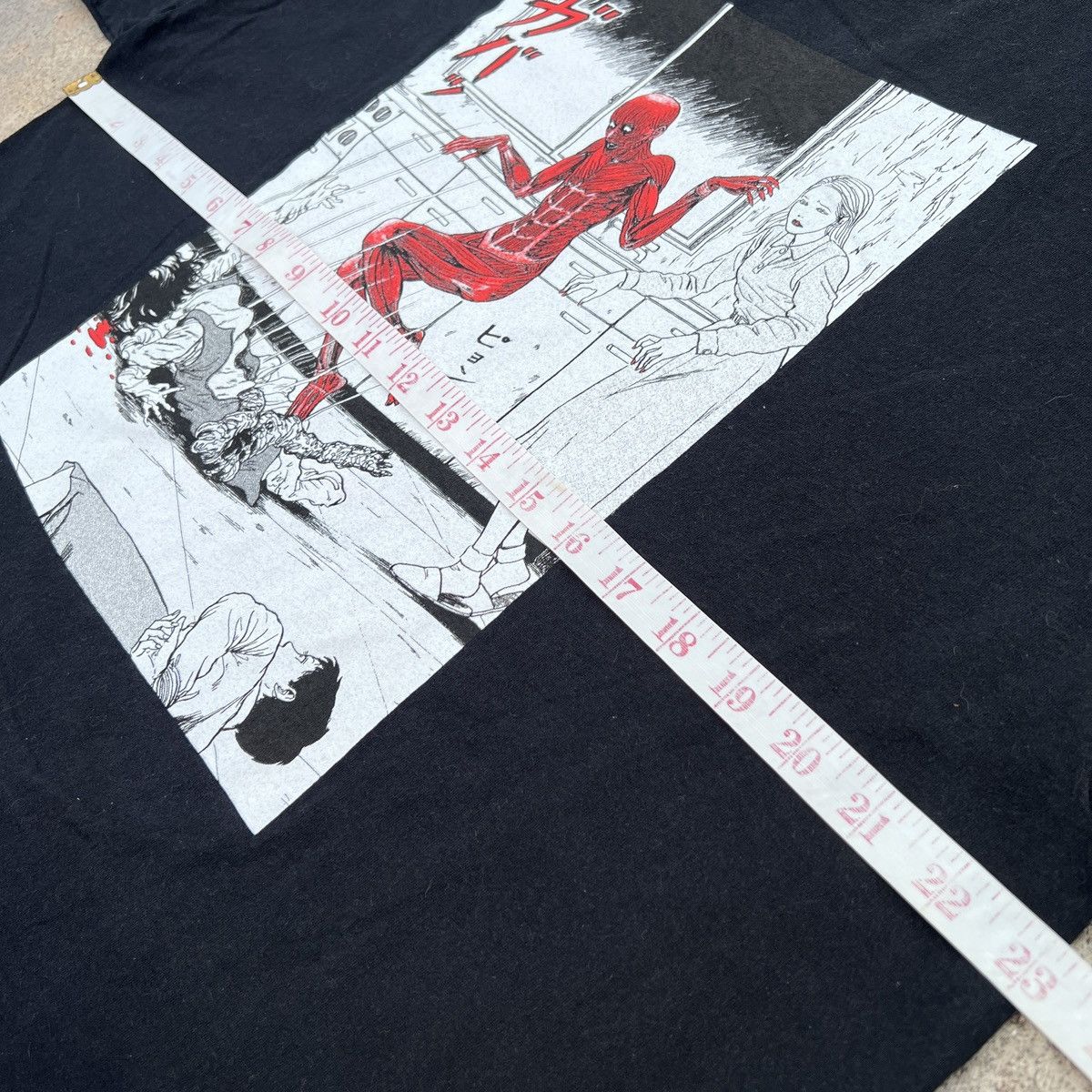 Anime × Cartoon Network × Japanese Brand Junji Ito collection Japanese Horror Anime Emo Tee XL Size US XL / EU 56 / 4 - 8 Thumbnail