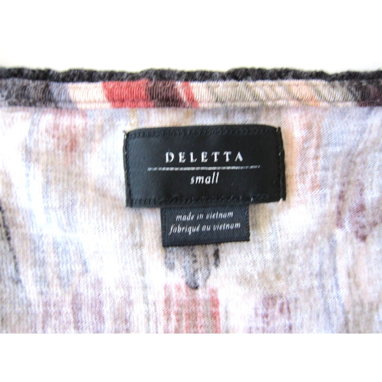 Anthropologie Deletta Blouse Tunic Sleeveless Orange Yellow Grey Small Women Size S / US 4 / IT 40 - 4 Thumbnail