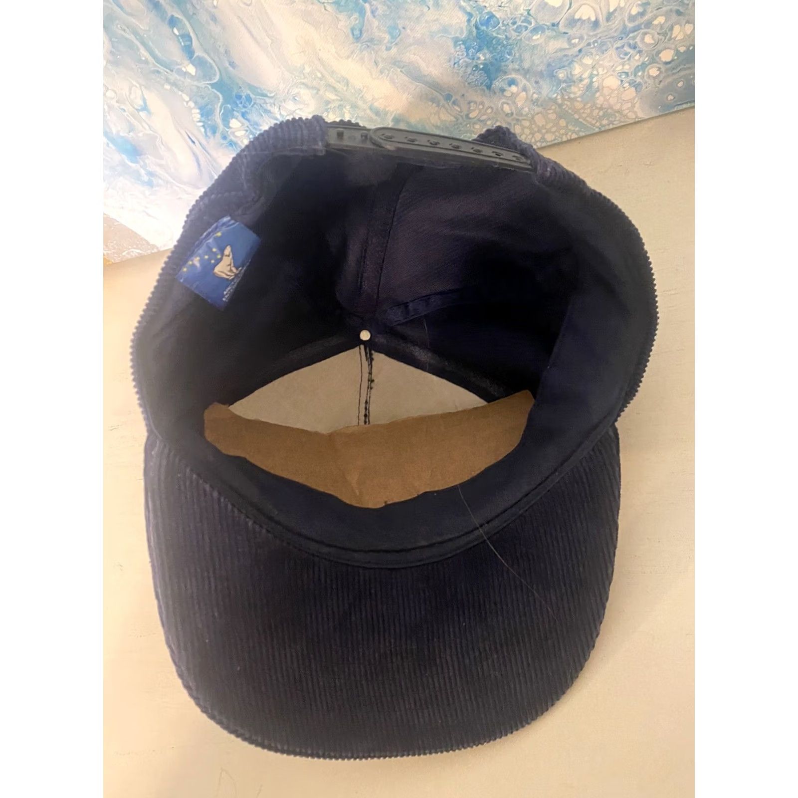 Vintage VINTAGE HaT Alaska Blue Corduroy Snapback Hat Mens Adjustable Blue Embroidered Alaska Corduroy Snapback Hat Size ONE SIZE - 6 Thumbnail