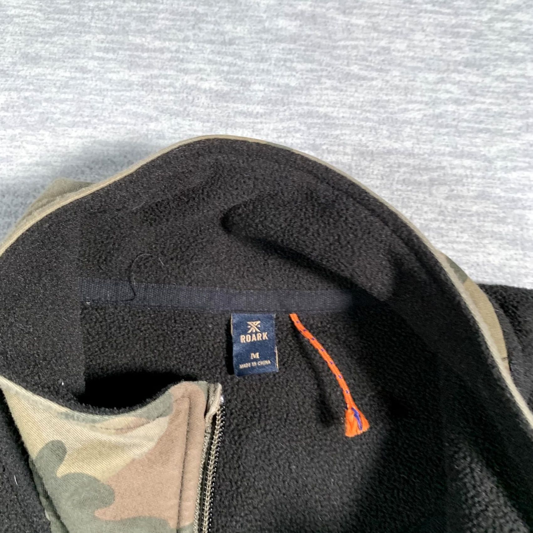 Roark Roark Jacket Mens Medium Black Camouflage Fleece Full Zip Outdoor Pockets Size US M / EU 48-50 / 2 - 5 Thumbnail