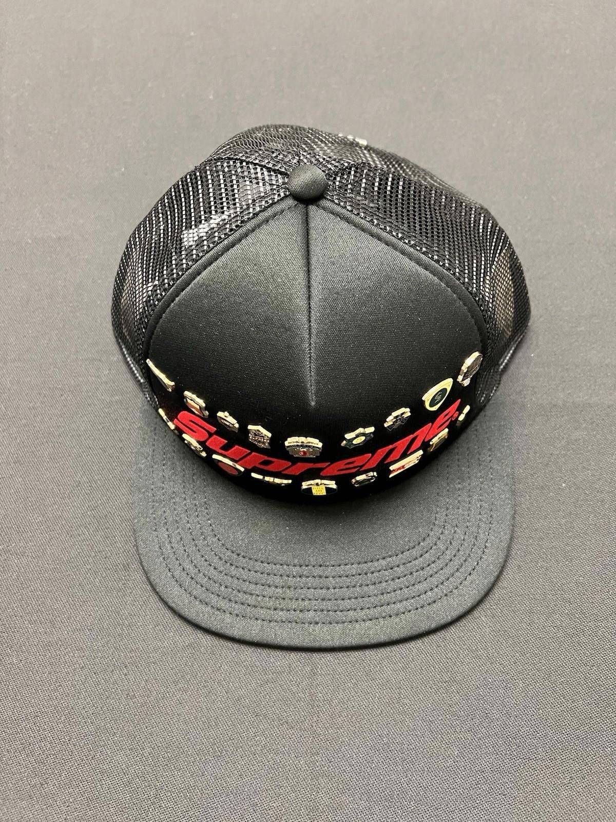 Supreme SS26 Supreme Pins Mesh Back 5 Panel Cap Hat Black Size ONE SIZE - 2 Thumbnail