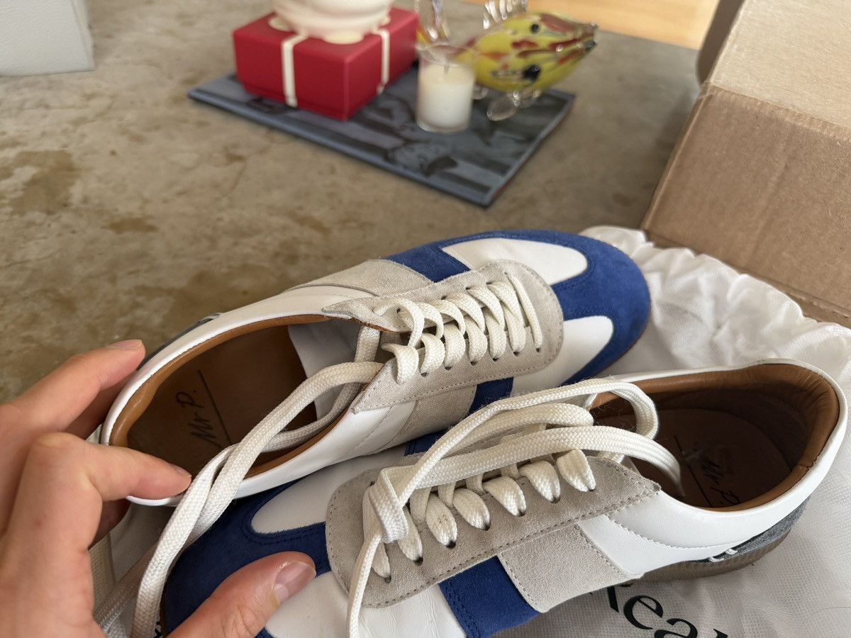 Mr P. Suede Color Block Pattern Sneakers Size US 7 / EU 40 - 3 Thumbnail