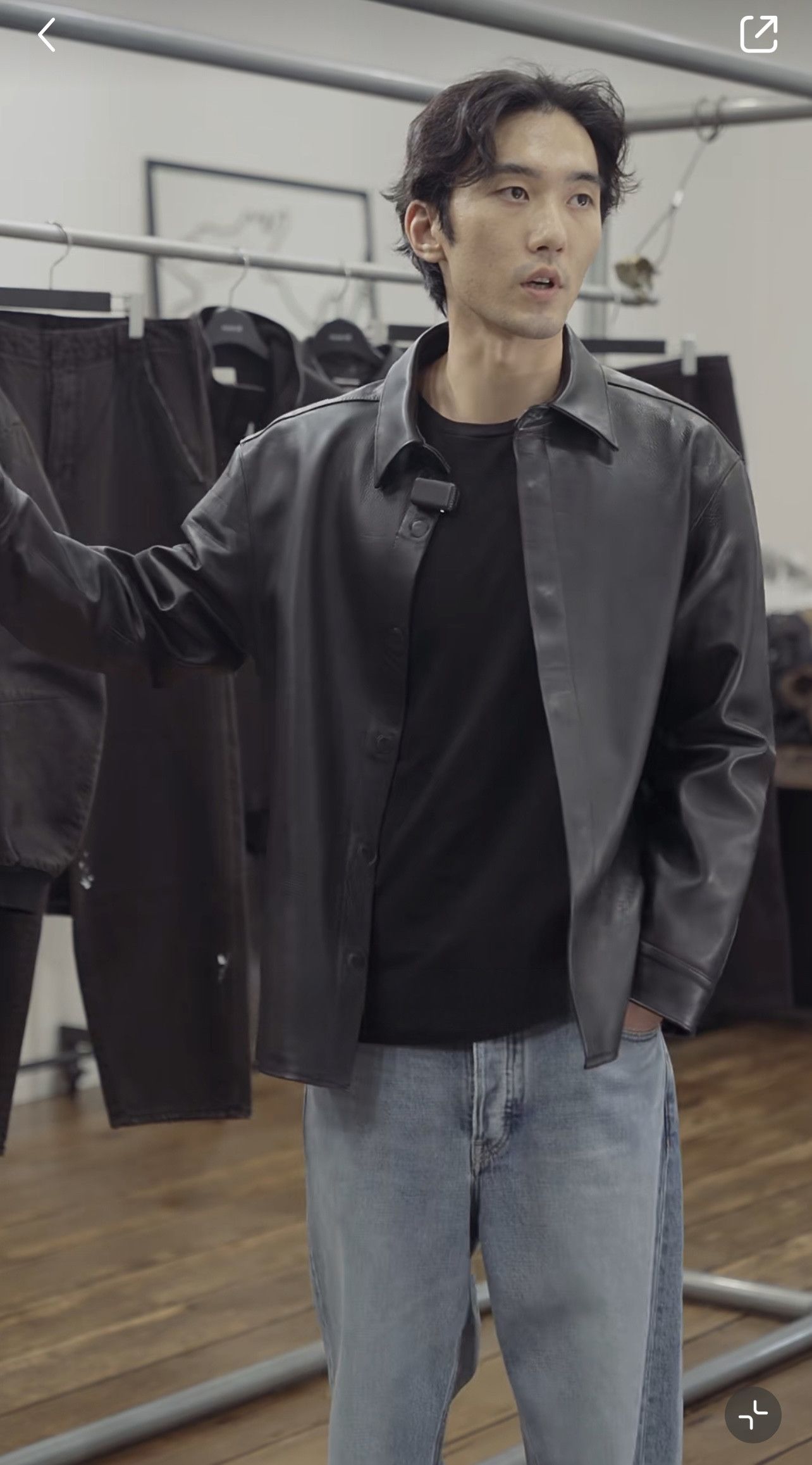 Vuja De Vujade Why Exclusive Dean Leaher Affix Shirt in Waxed Baby Size US L / EU 52-54 / 3 - 8 Thumbnail