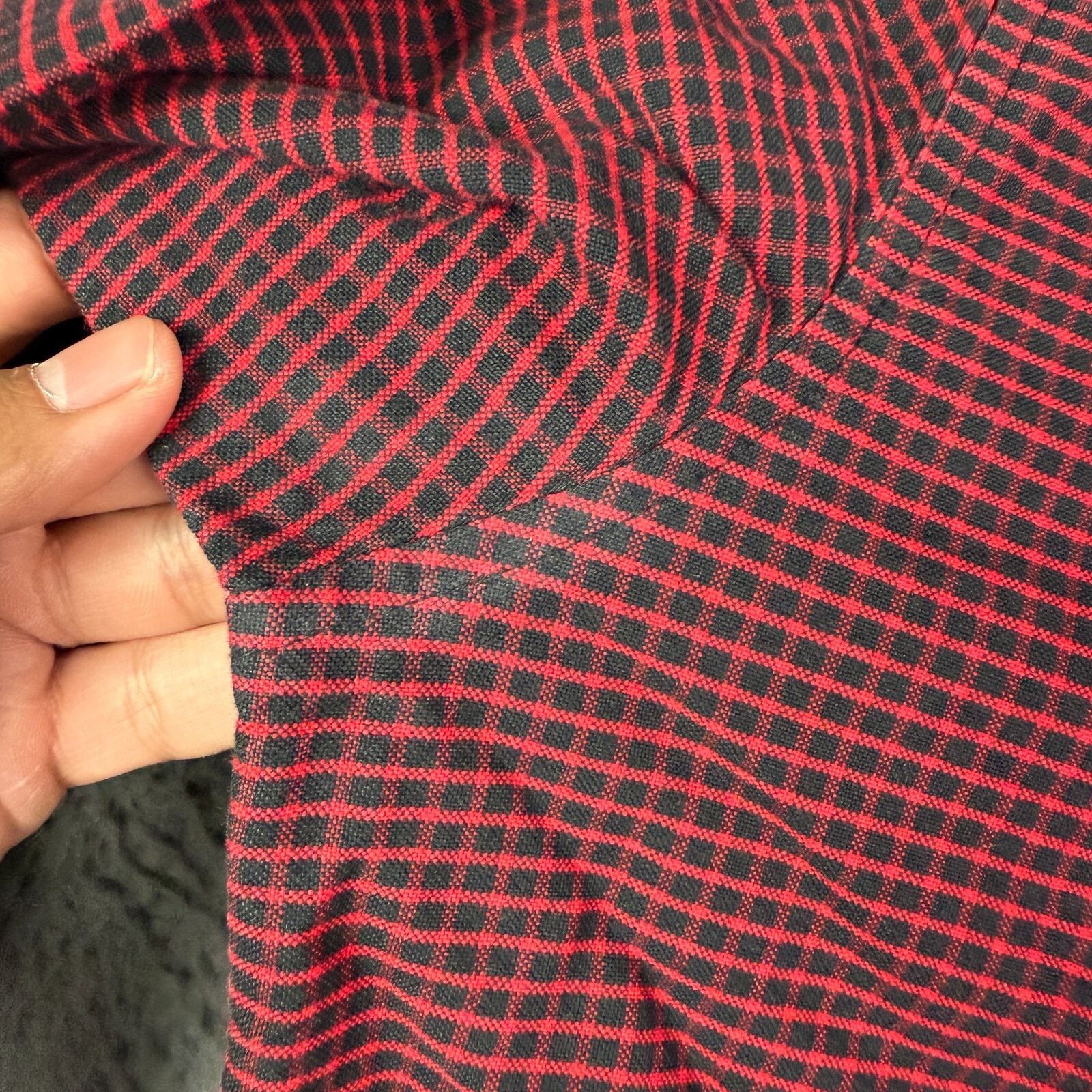 AMI × Gap Gap AMI Alexander Mattiussi Shirt Mens S Red Black Plaid Size US S / EU 44-46 / 1 - 4 Thumbnail