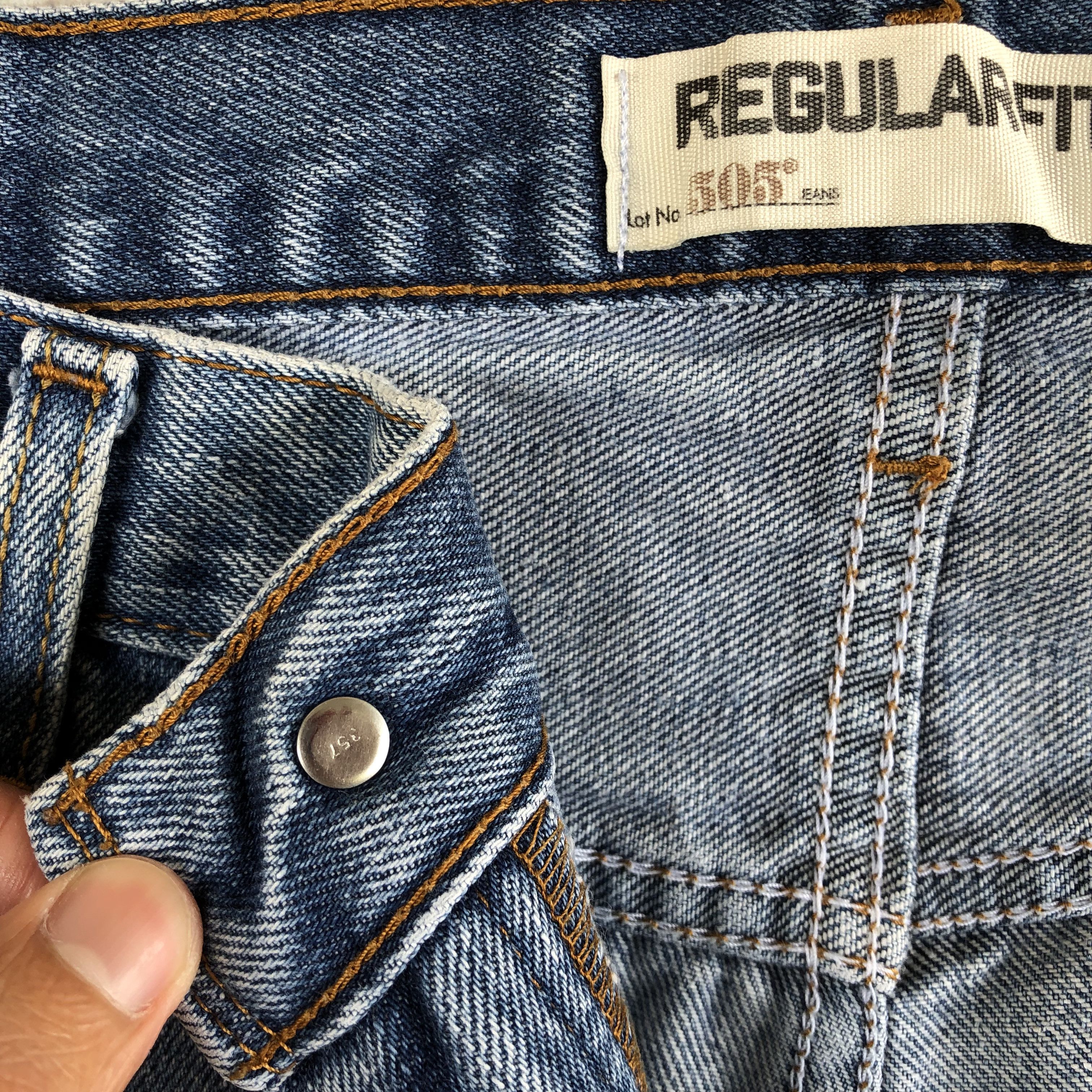 Levi's Vintage Levi's Light Wash Jeans Levis Faded Wash Denim Size US 38 / EU 54 - 7 Thumbnail