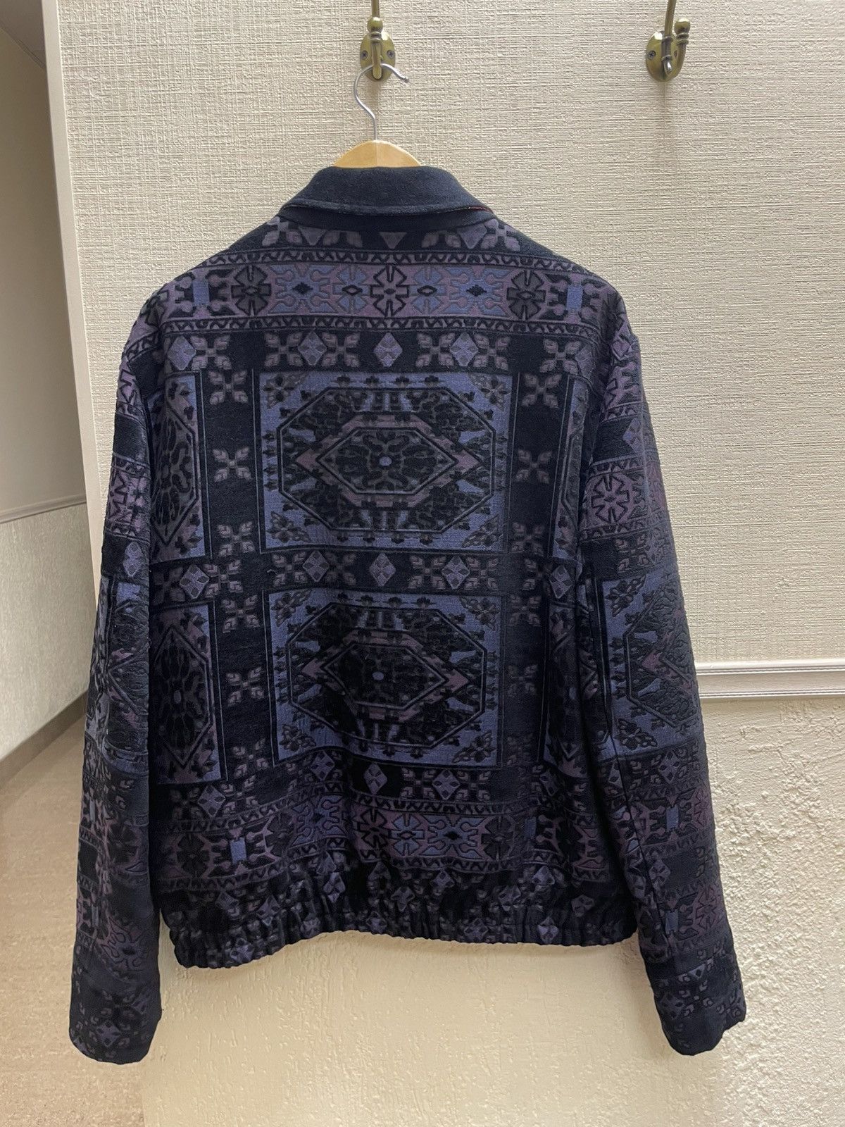 Etro Etro Intarsia Pattern Embroidery Bomber Jacket Size US XL / EU 56 / 4 - 4 Thumbnail