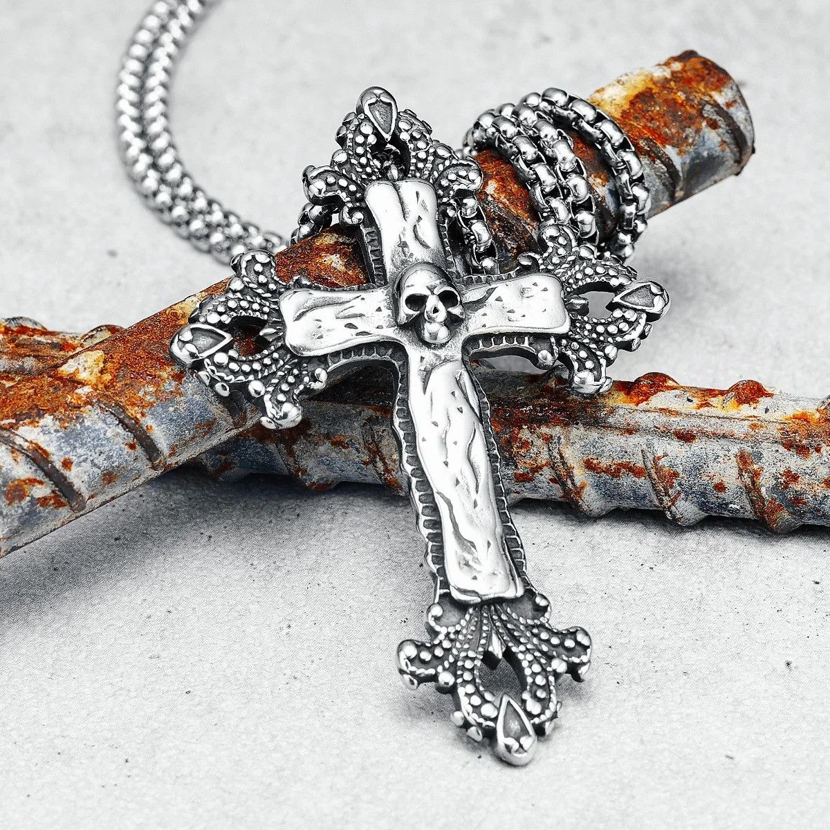 Other Cross Skull Pendant Accessories Necklace Gifts Size ONE SIZE - 3 Thumbnail