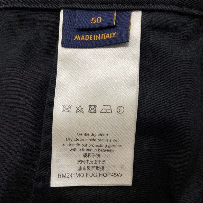 Louis Vuitton Louis Vuitton size US 50 Flocked black trousers Size US 34 / EU 50 - 6 Thumbnail