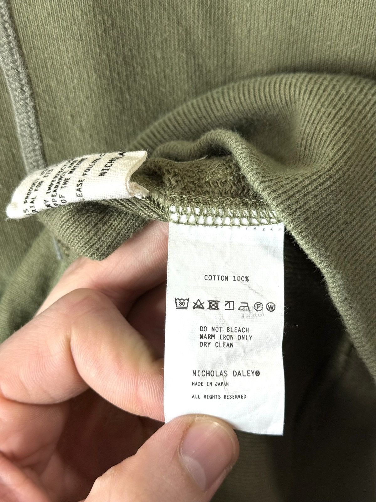Japanese Brand 💥Very Rare! Nicholas Daley Hoodie 🇯🇵 Stepping Razor Size US L / EU 52-54 / 3 - 9 Thumbnail